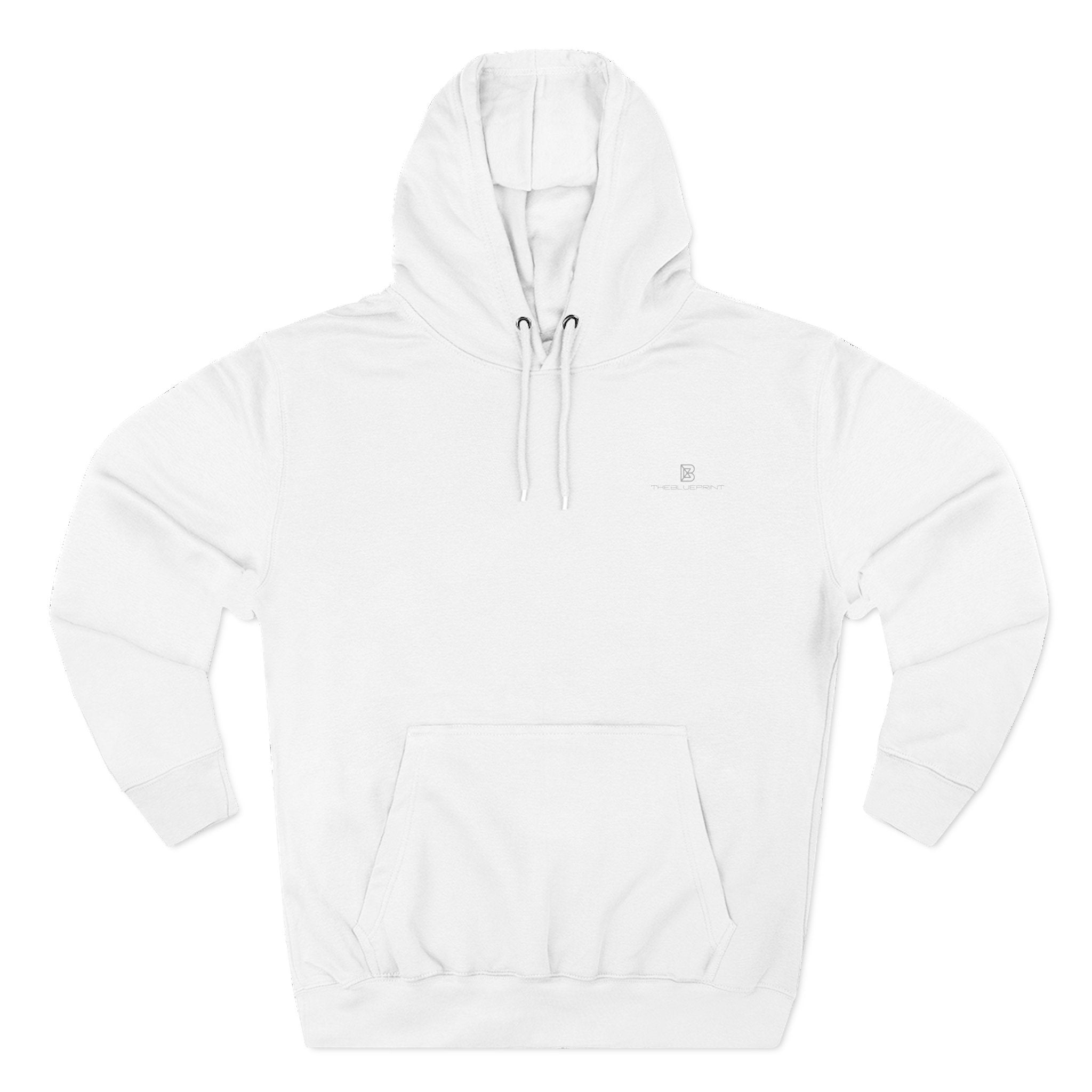 Classic White Fleece Hoodie — Cozy Everyday Pullover