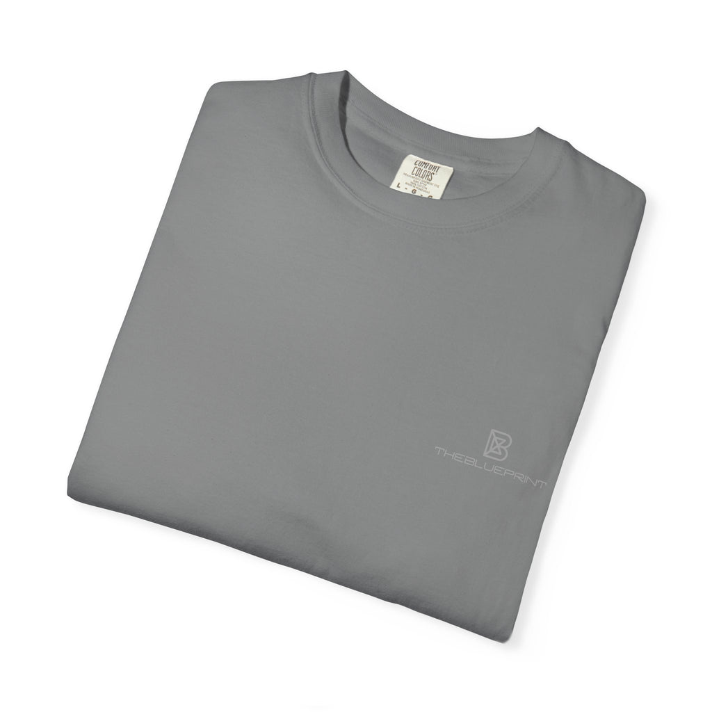 Minimal White T-Shirt with Small Chest Logo — 'B' Monogram Tee