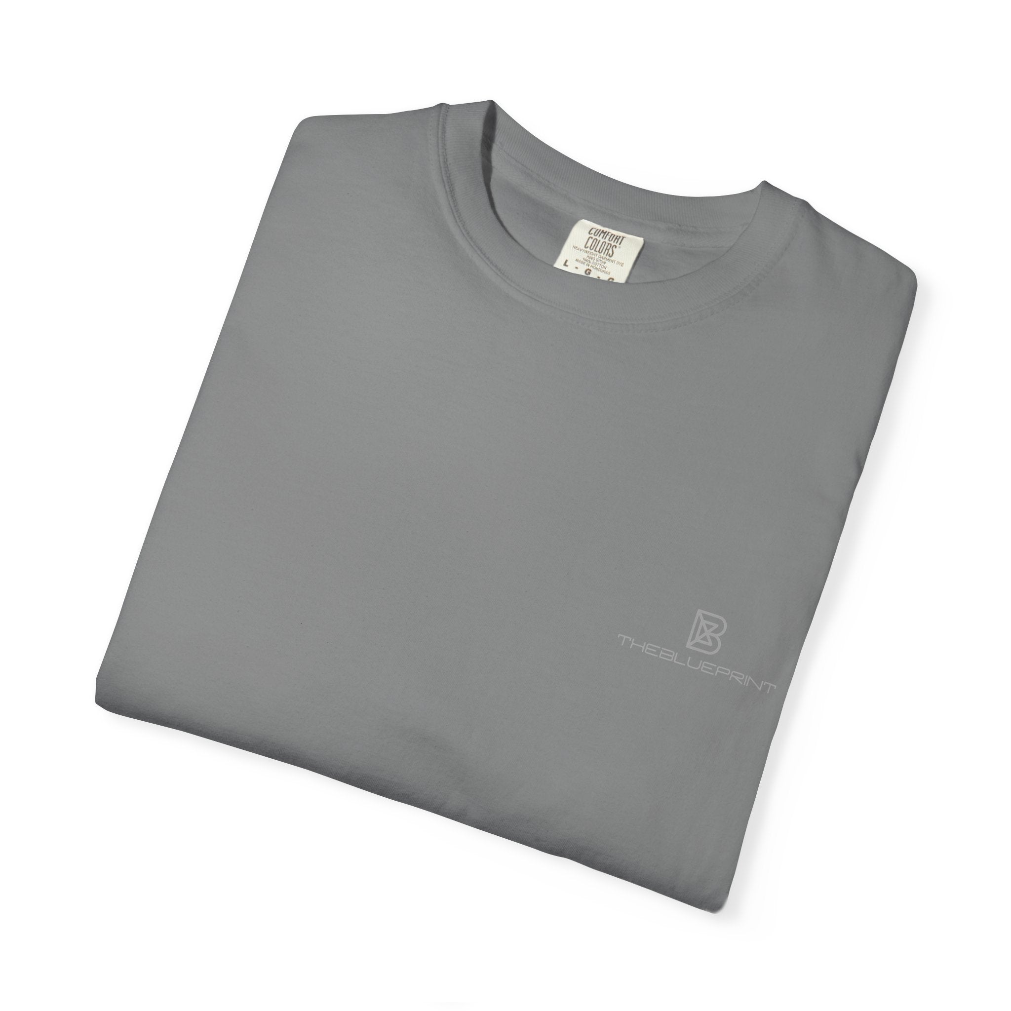 Minimal White T-Shirt with Small Chest Logo — 'B' Monogram Tee