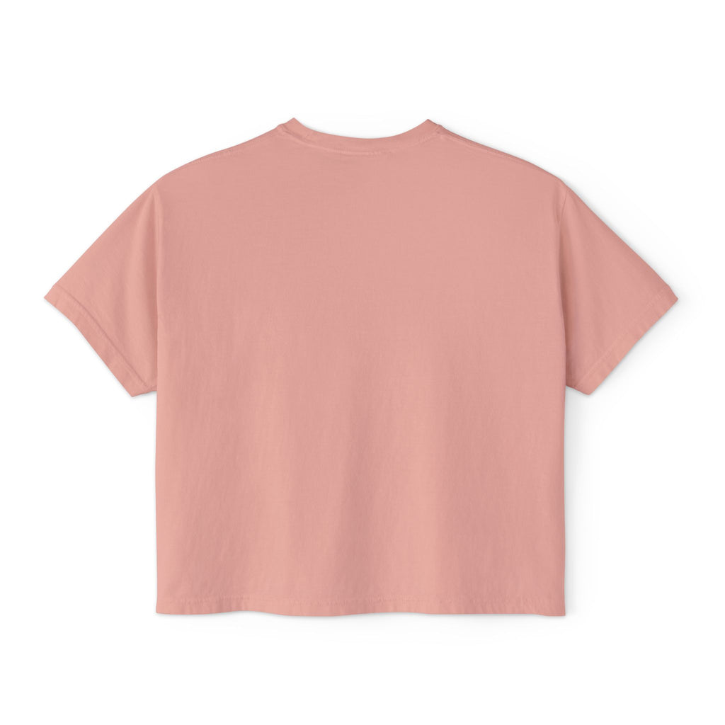Boxy Tee — Minimal White Women's Cropped T-Shirt