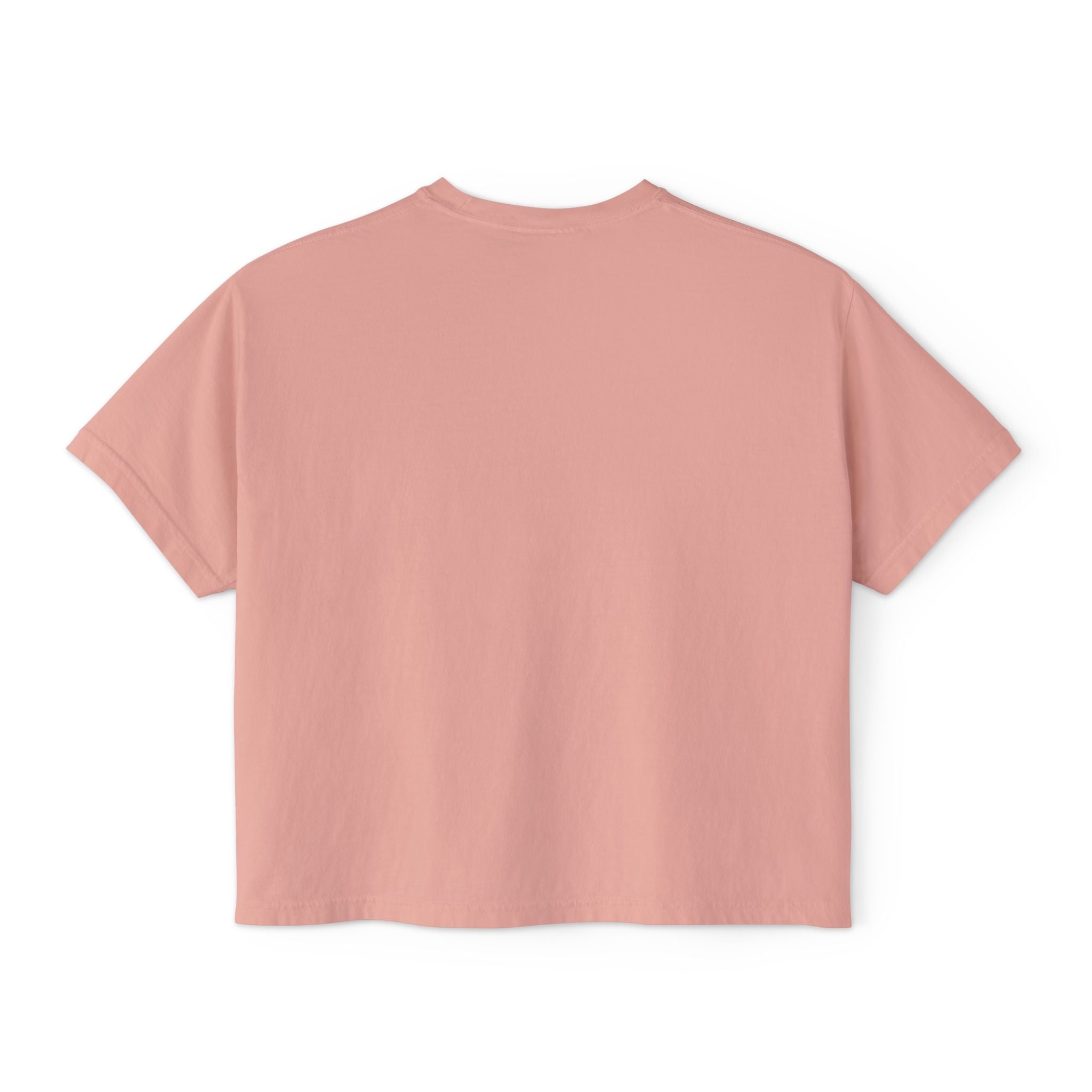 Boxy Tee — Minimal White Women's Cropped T-Shirt