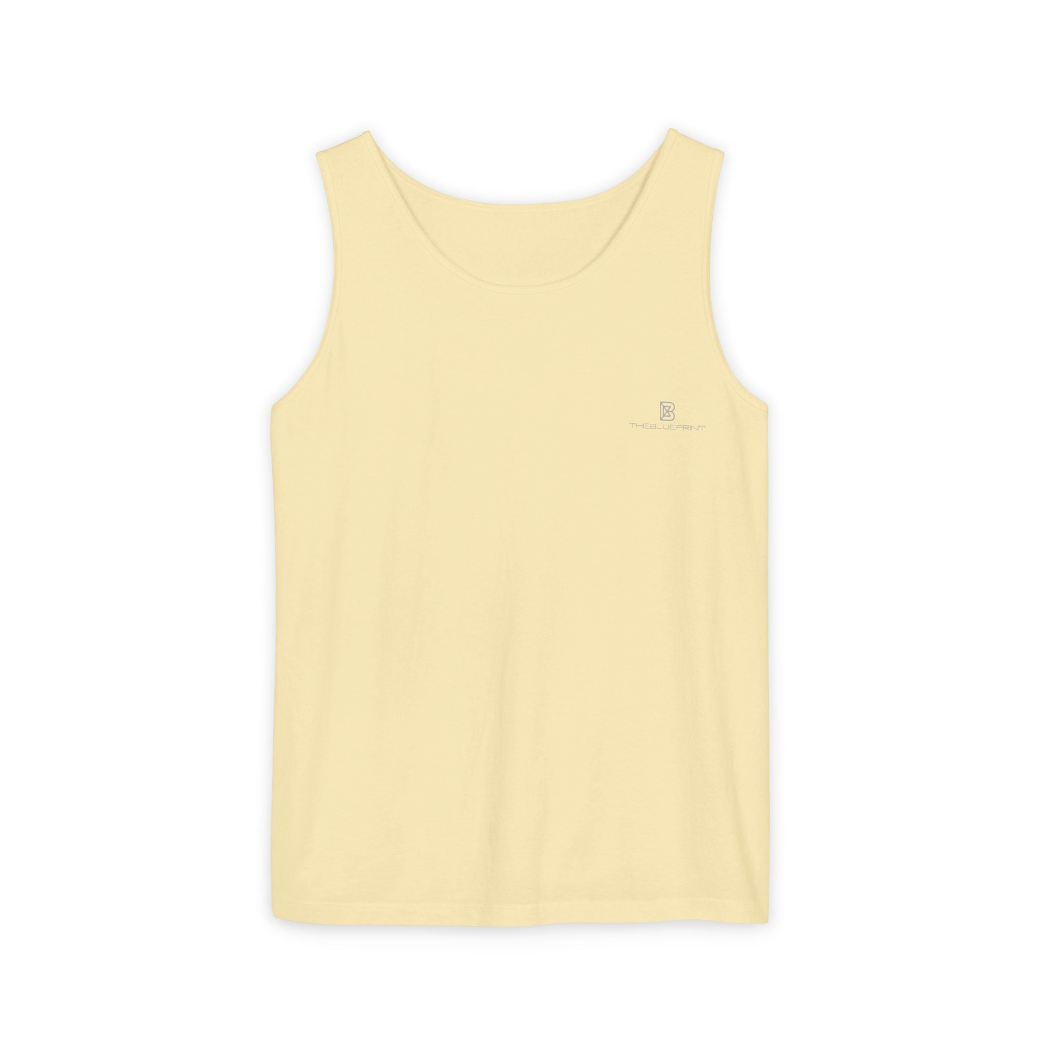 Classic White Tank Top — Garment-Dyed Casual Tank