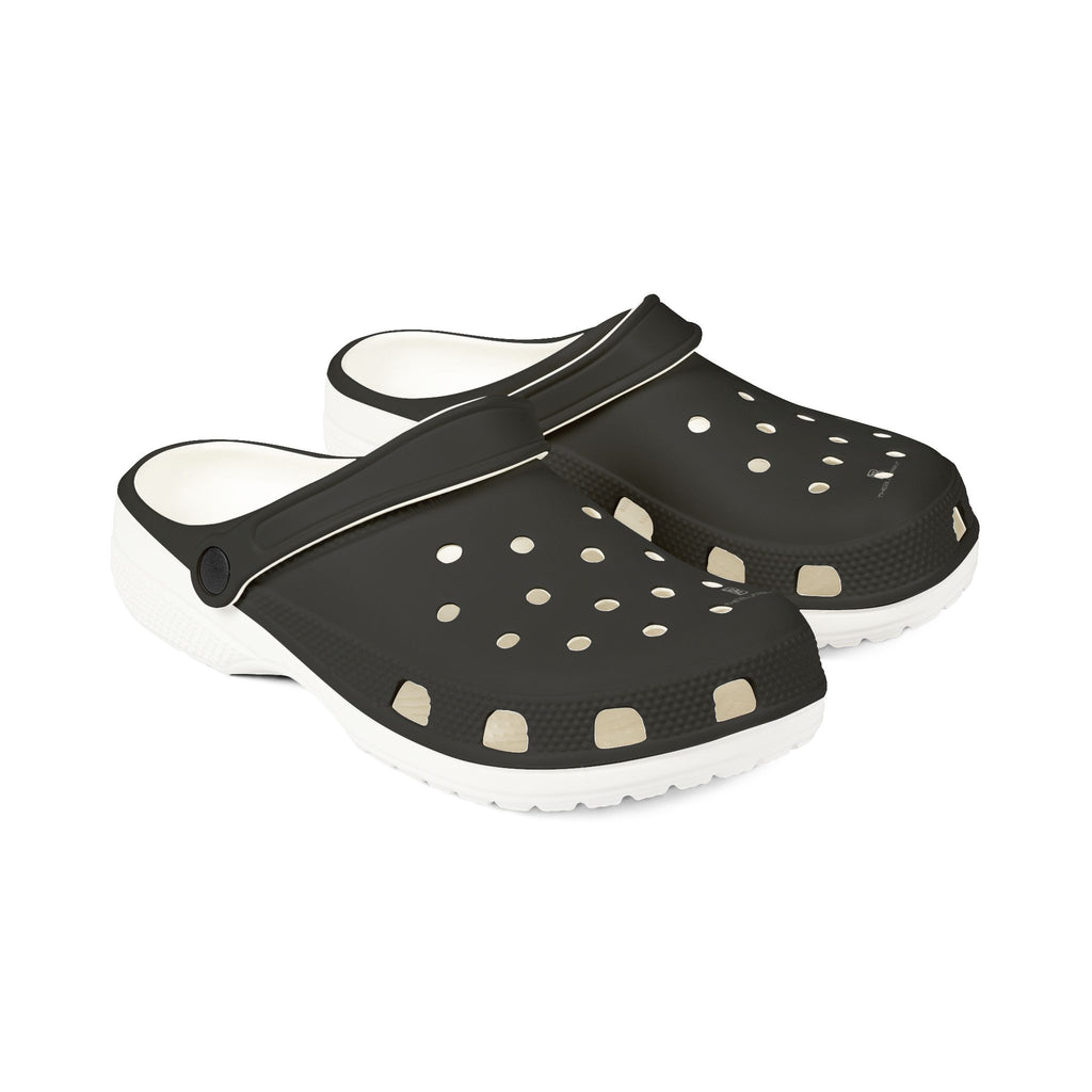 Black EVA Foam Clogs — Lightweight Slip-On Garden & Beach Shoes