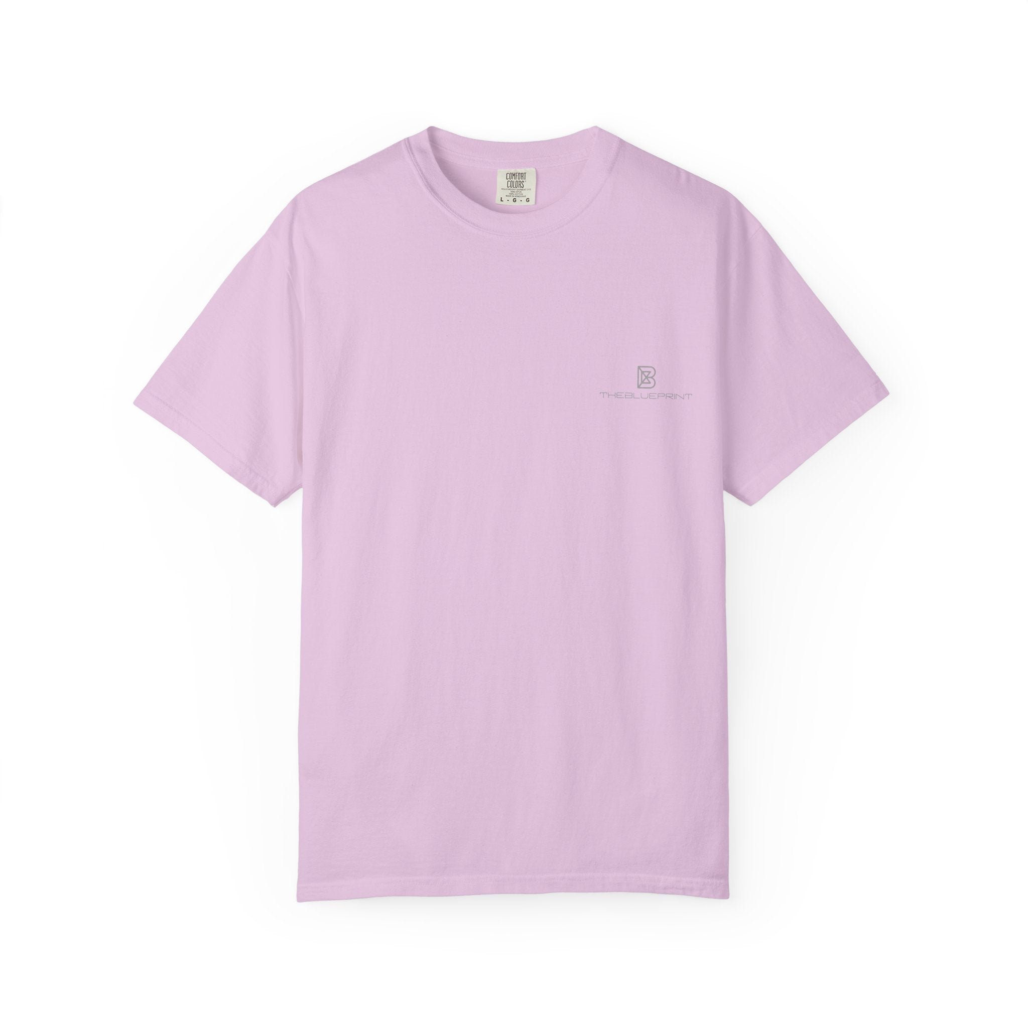 Minimal White T-Shirt with Small Chest Logo — 'B' Monogram Tee