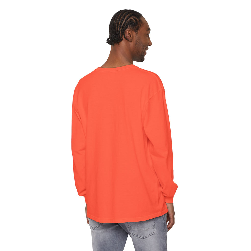 Minimalist White Long Sleeve Tee — Subtle Chest Logo