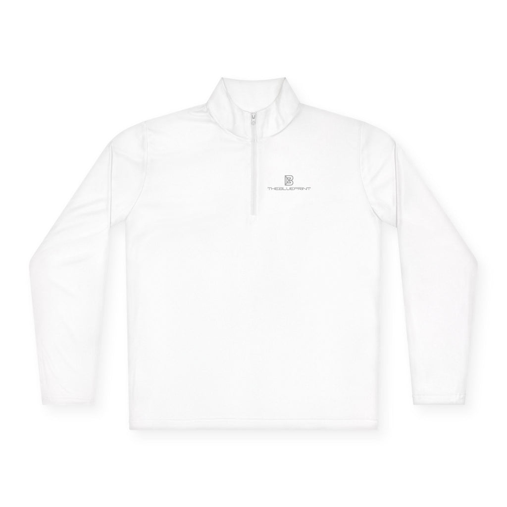 Quarter-Zip Pullover — Minimalist Small Logo Chest Pullover