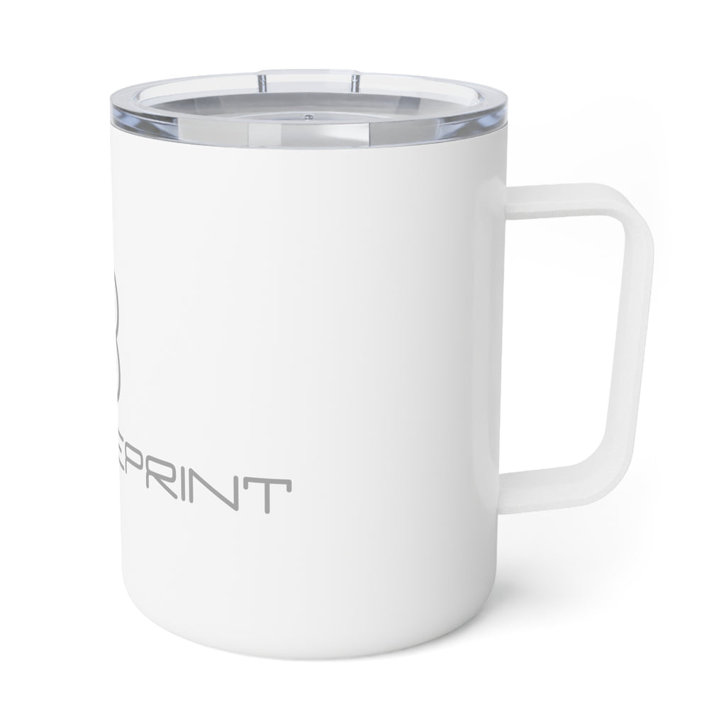 Insulated 10oz Coffee Mug — Minimalist Logo Travel Tumbler