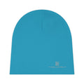 Baby Beanie — Soft Turquoise Infant Knit Cap