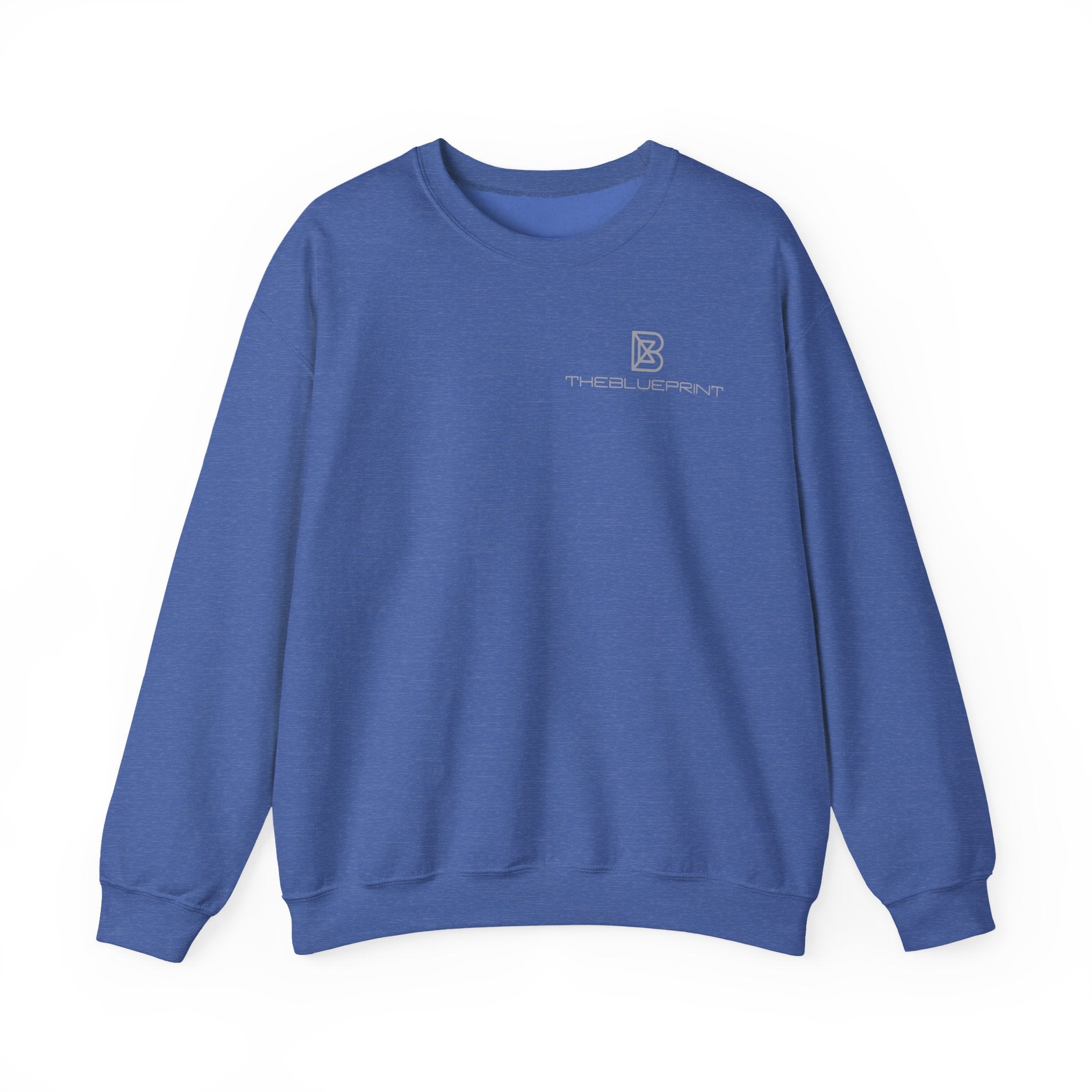 Copy of Minimal Logo Crewneck Sweatshirt | Small Chest Emblem, White