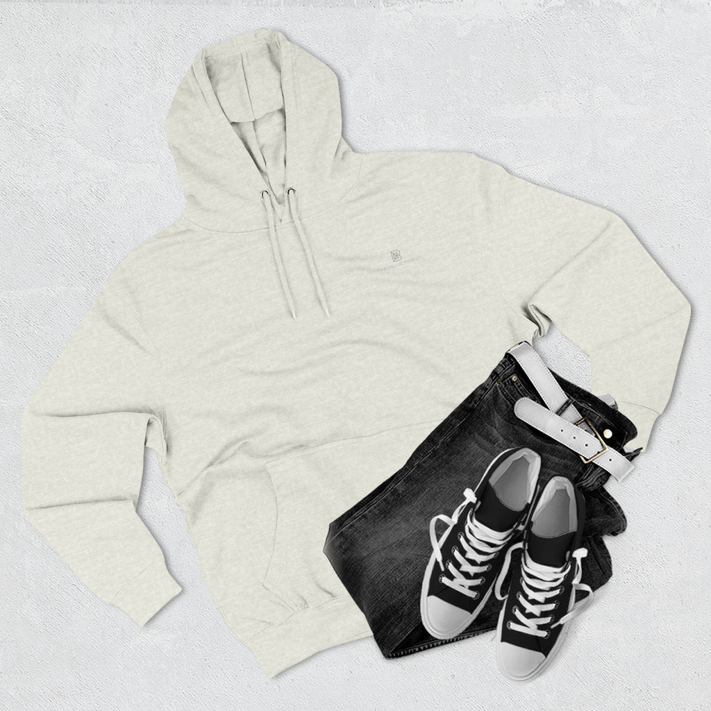 Classic White Fleece Hoodie — Cozy Everyday Pullover