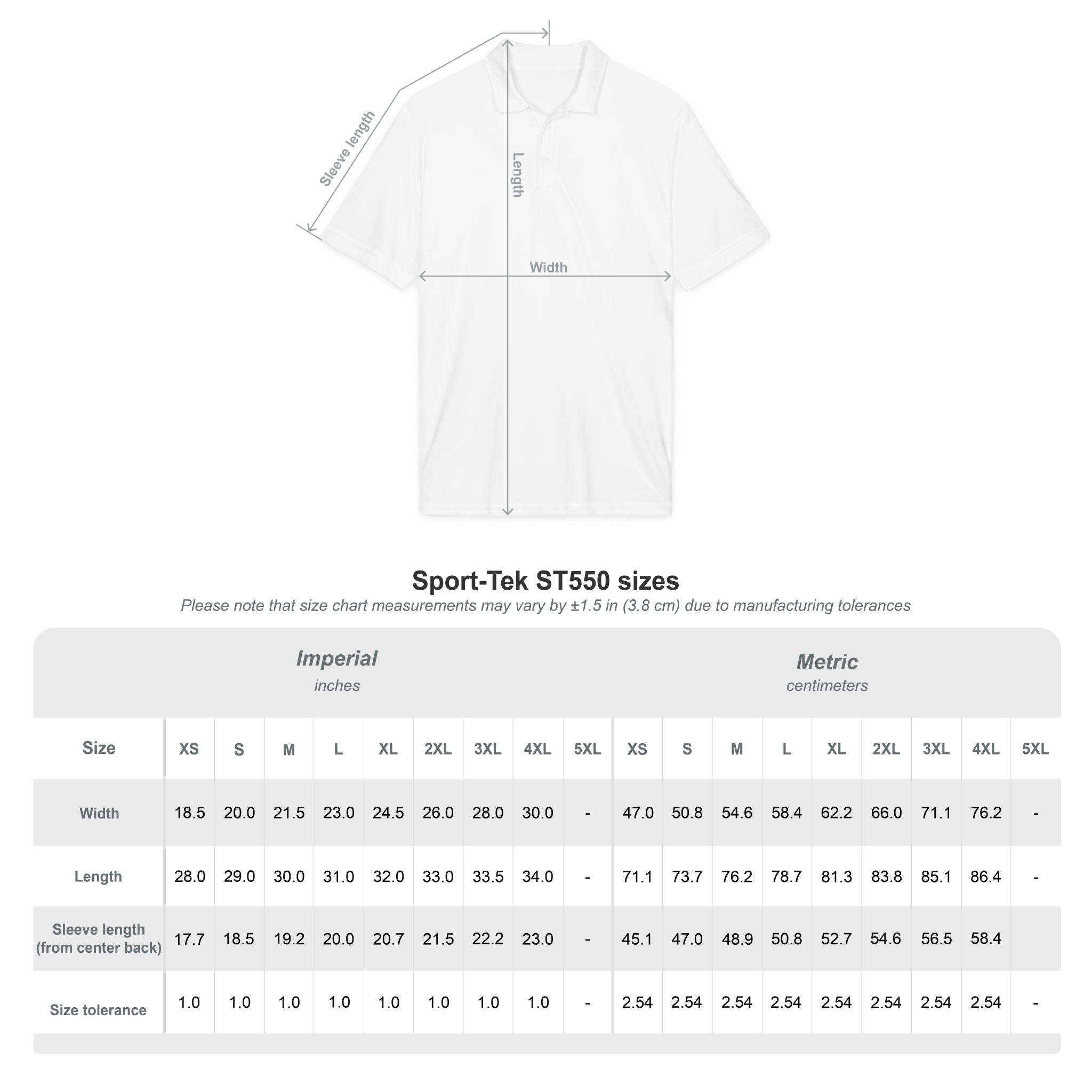 Embroidered Golf Polo — Performance Sport-Tek PosiCharge Competitor