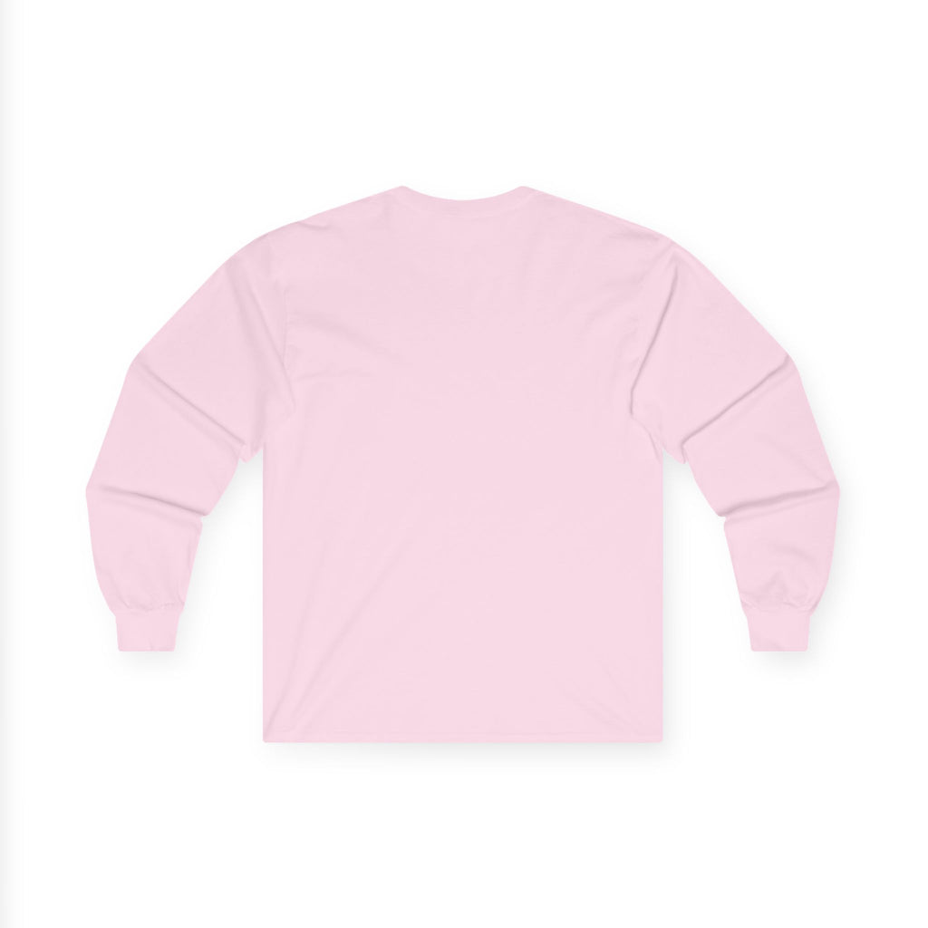Minimalist Pocket Logo Long Sleeve Tee — Heather Grey Cotton Shirt