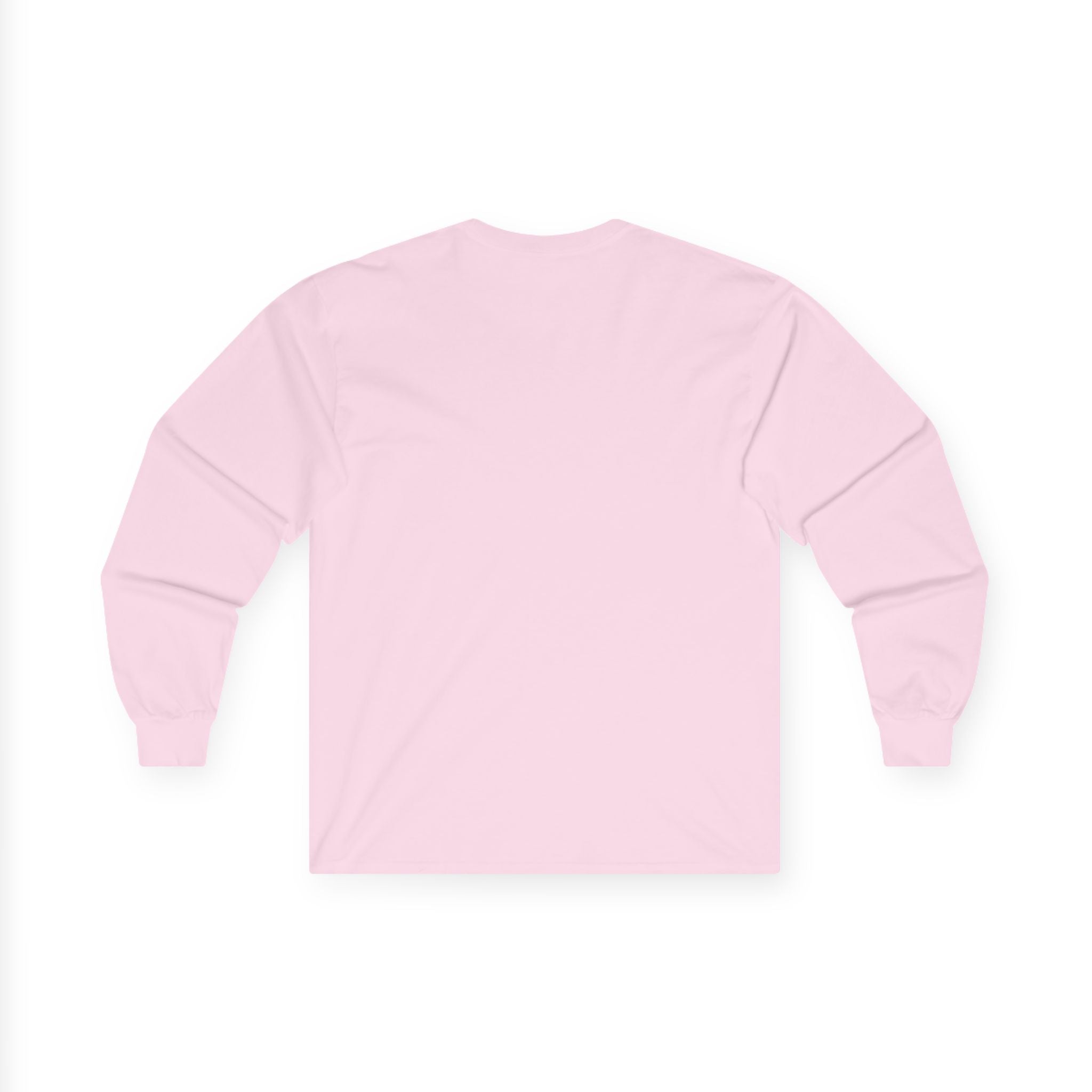 Minimalist Pocket Logo Long Sleeve Tee — Heather Grey Cotton Shirt