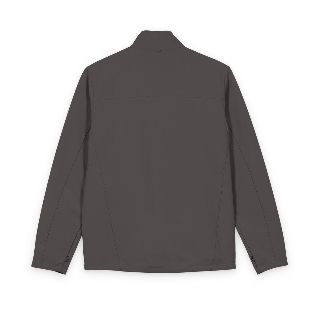 Men's Soft Shell Jacket — Minimal Reflective Logo Windbreaker