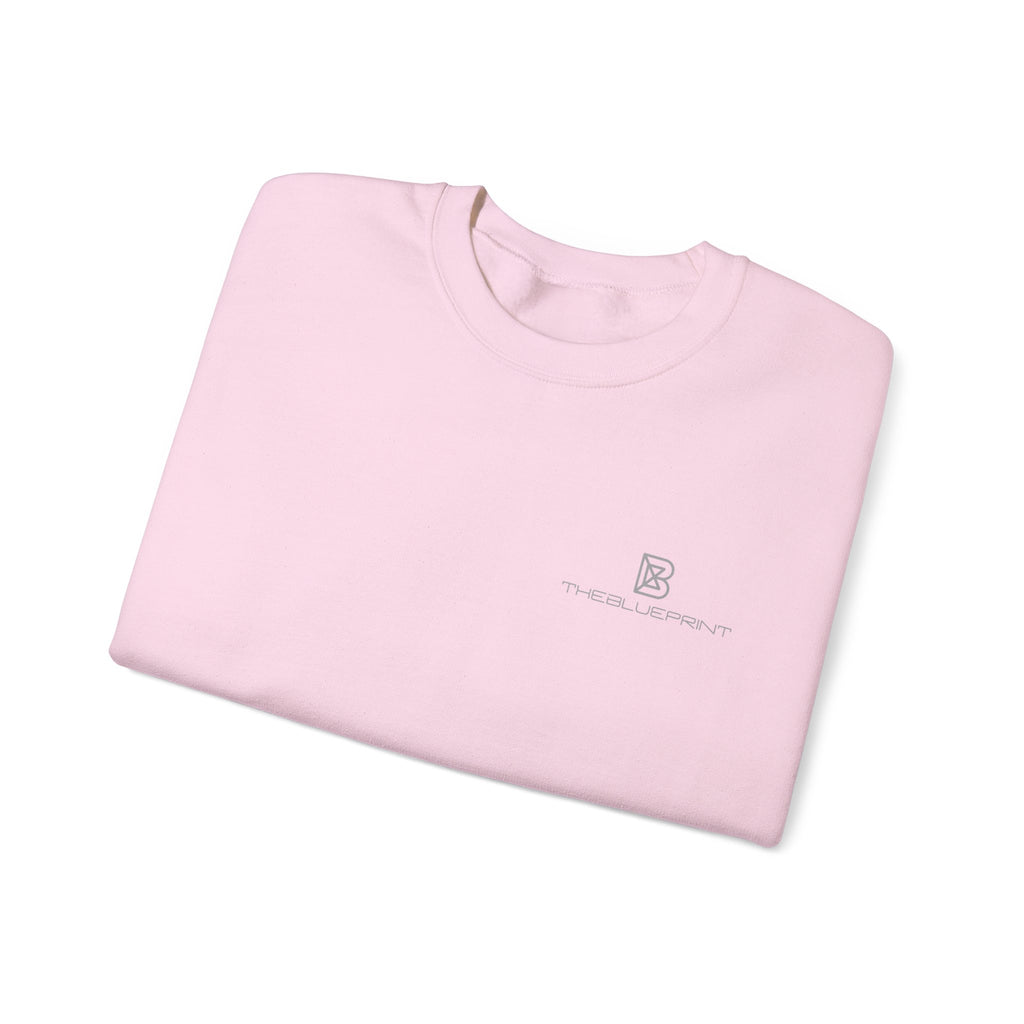 Copy of Minimal Logo Crewneck Sweatshirt | Small Chest Emblem, White