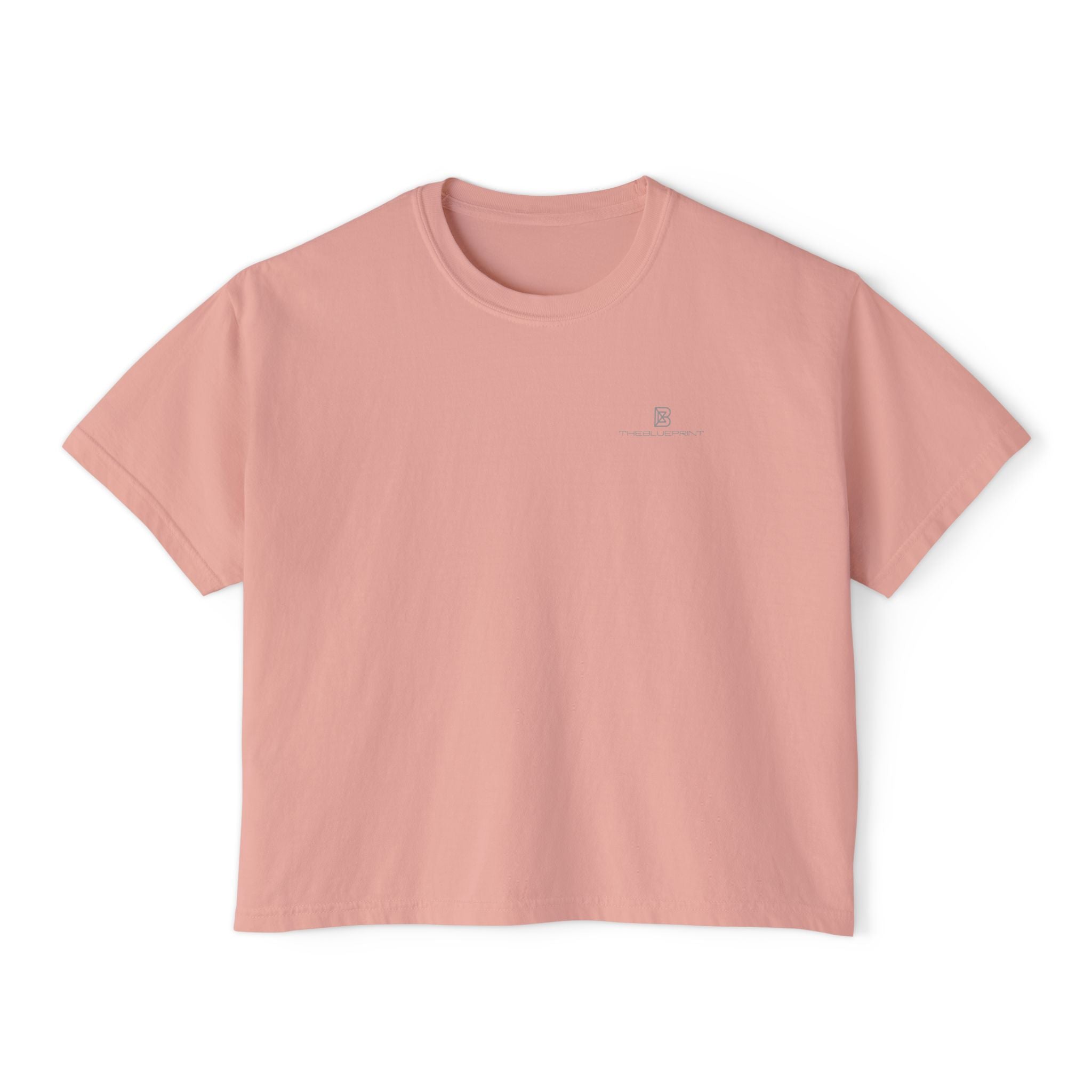 Boxy Tee — Minimal White Women's Cropped T-Shirt