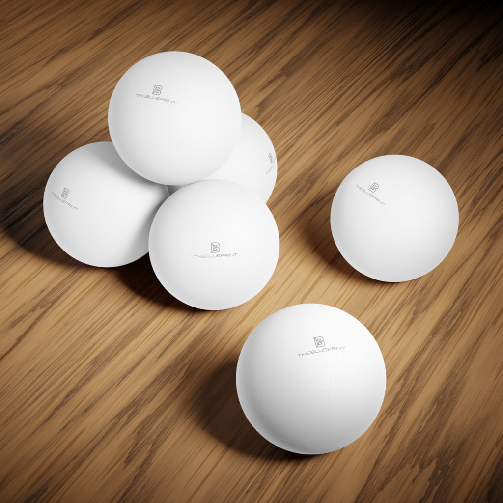 Ping Pong Balls (6-Pack) — Standard White Table Tennis Balls for Practice & Tournaments