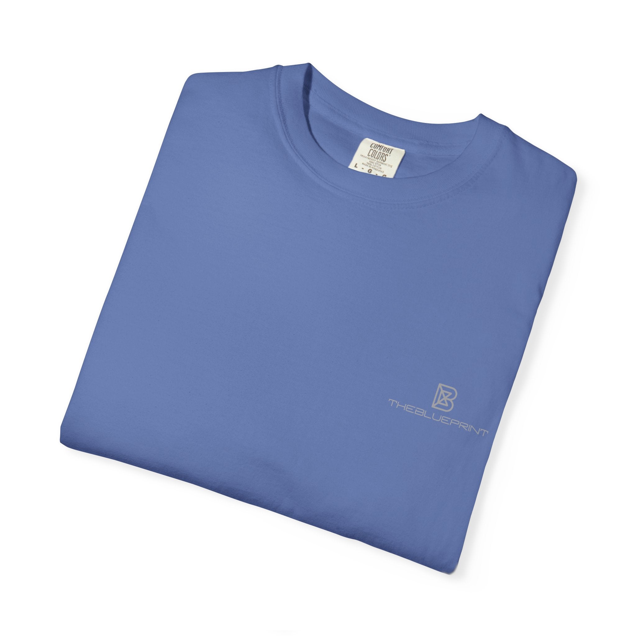 Minimal White T-Shirt with Small Chest Logo — 'B' Monogram Tee