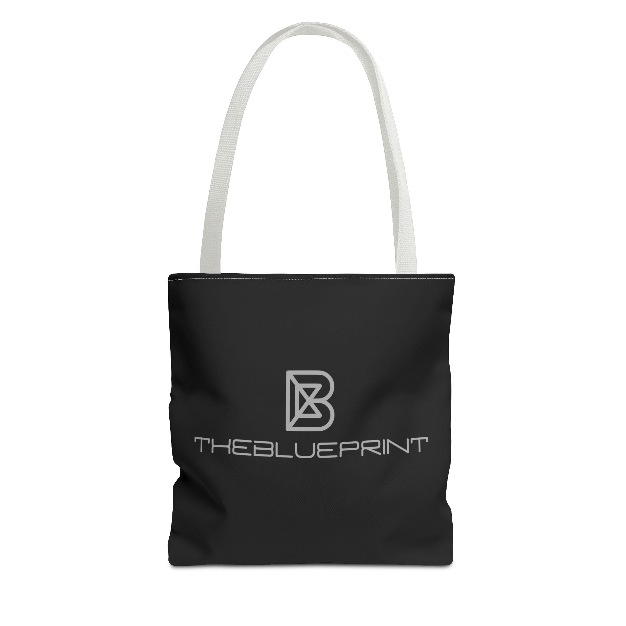 Logo Tote Bag — TheBlueprint Branded Black Carry-All