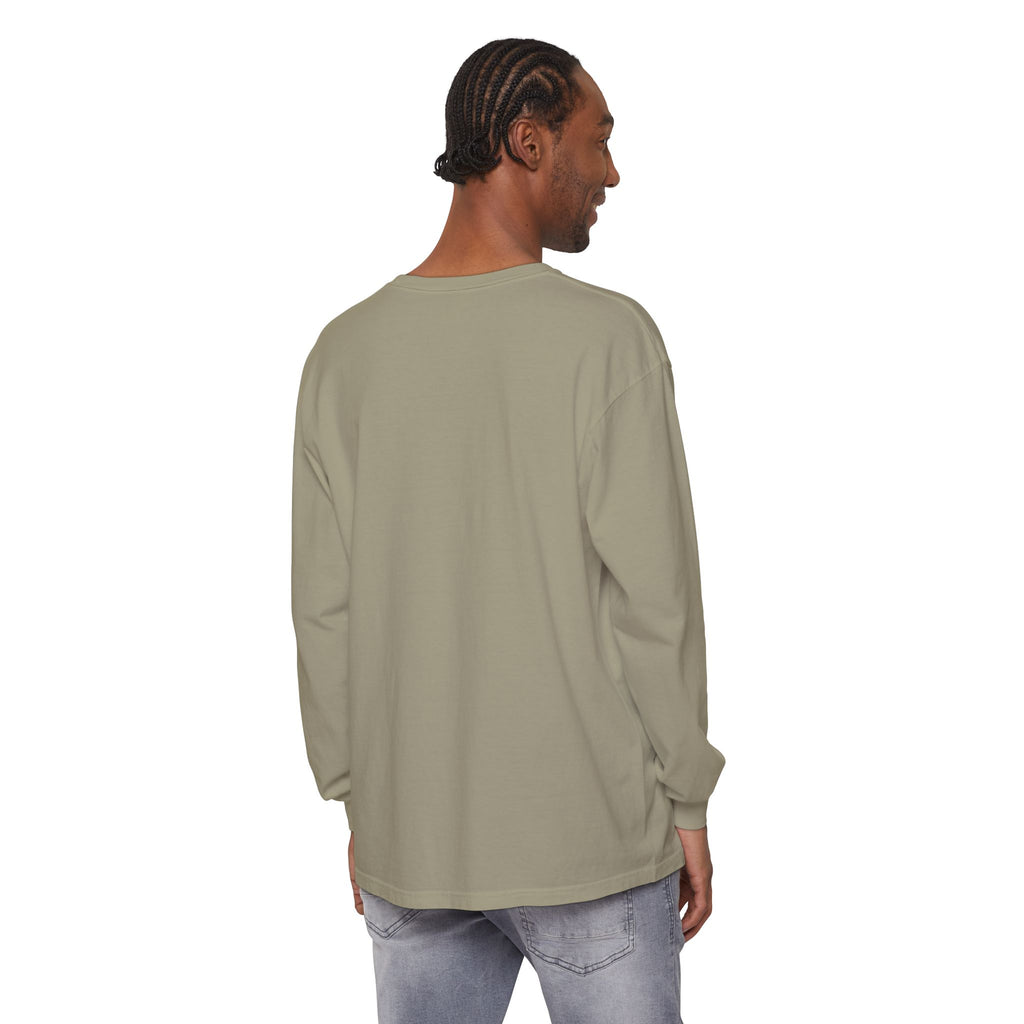 Minimalist White Long Sleeve Tee — Subtle Chest Logo