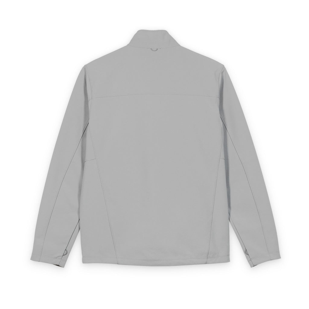 Men's Soft Shell Jacket — Minimal Reflective Logo Windbreaker