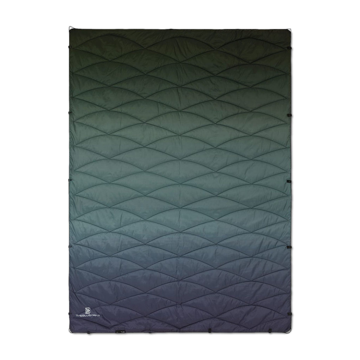 Embroidery Puffer Blanket – Quilted Lightweight Outdoor & Indoor Throw
