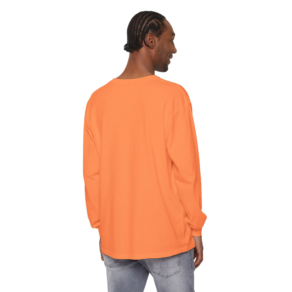 Minimalist White Long Sleeve Tee — Subtle Chest Logo