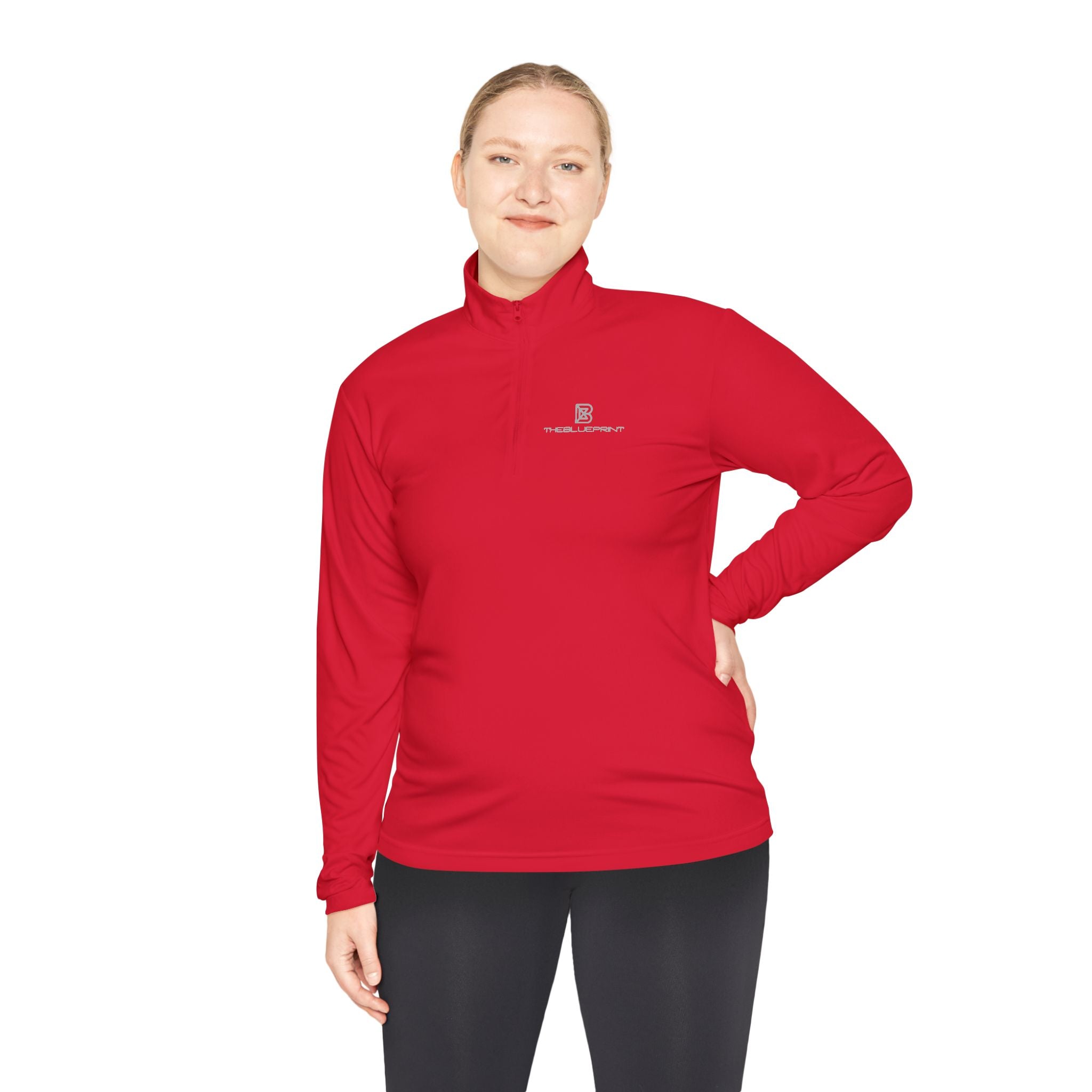 Quarter-Zip Pullover — Minimalist Small Logo Chest Pullover