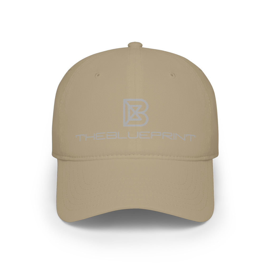 Low Profile Baseball Cap — TheBlueprint Logo Embroidered Black Hat