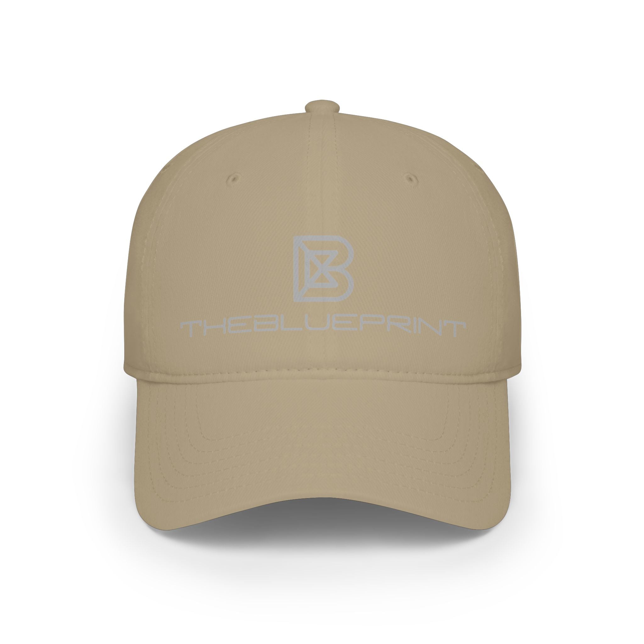 Low Profile Baseball Cap — TheBlueprint Logo Embroidered Black Hat