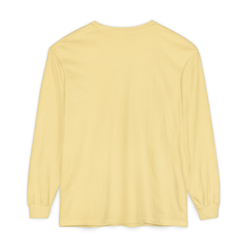 Minimalist White Long Sleeve Tee — Subtle Chest Logo