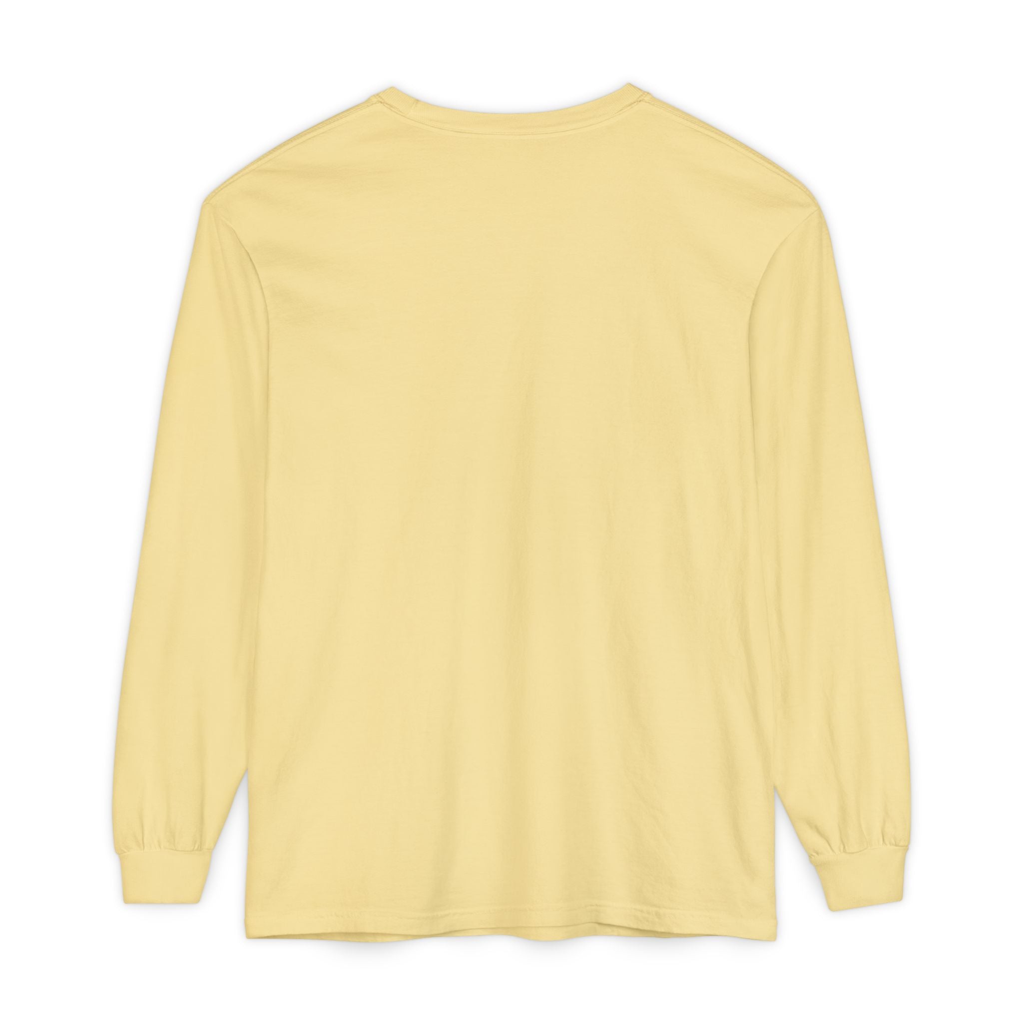 Minimalist White Long Sleeve Tee — Subtle Chest Logo