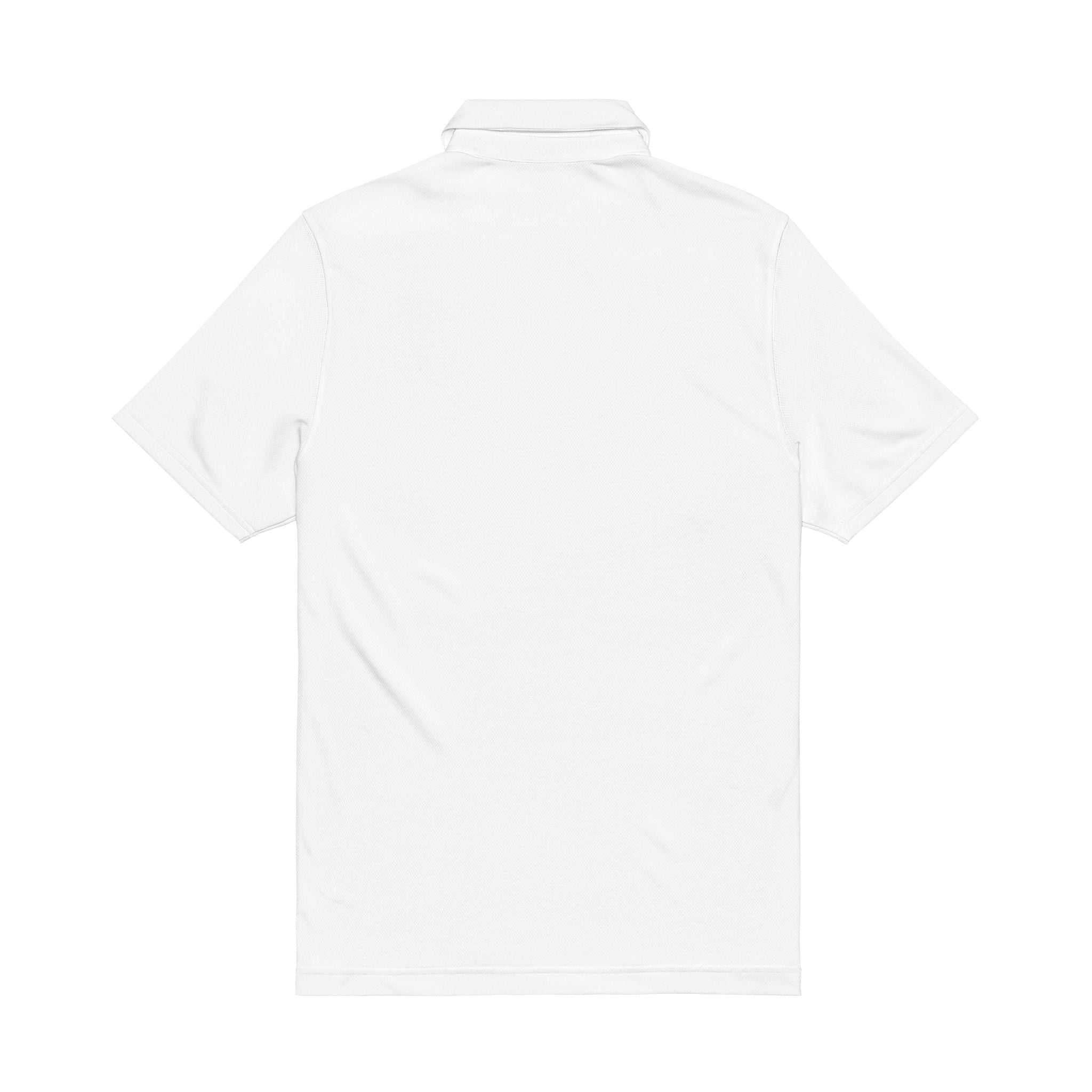 Embroidered White Men’s Performance Polo — Under Armour® Golf Shirt
