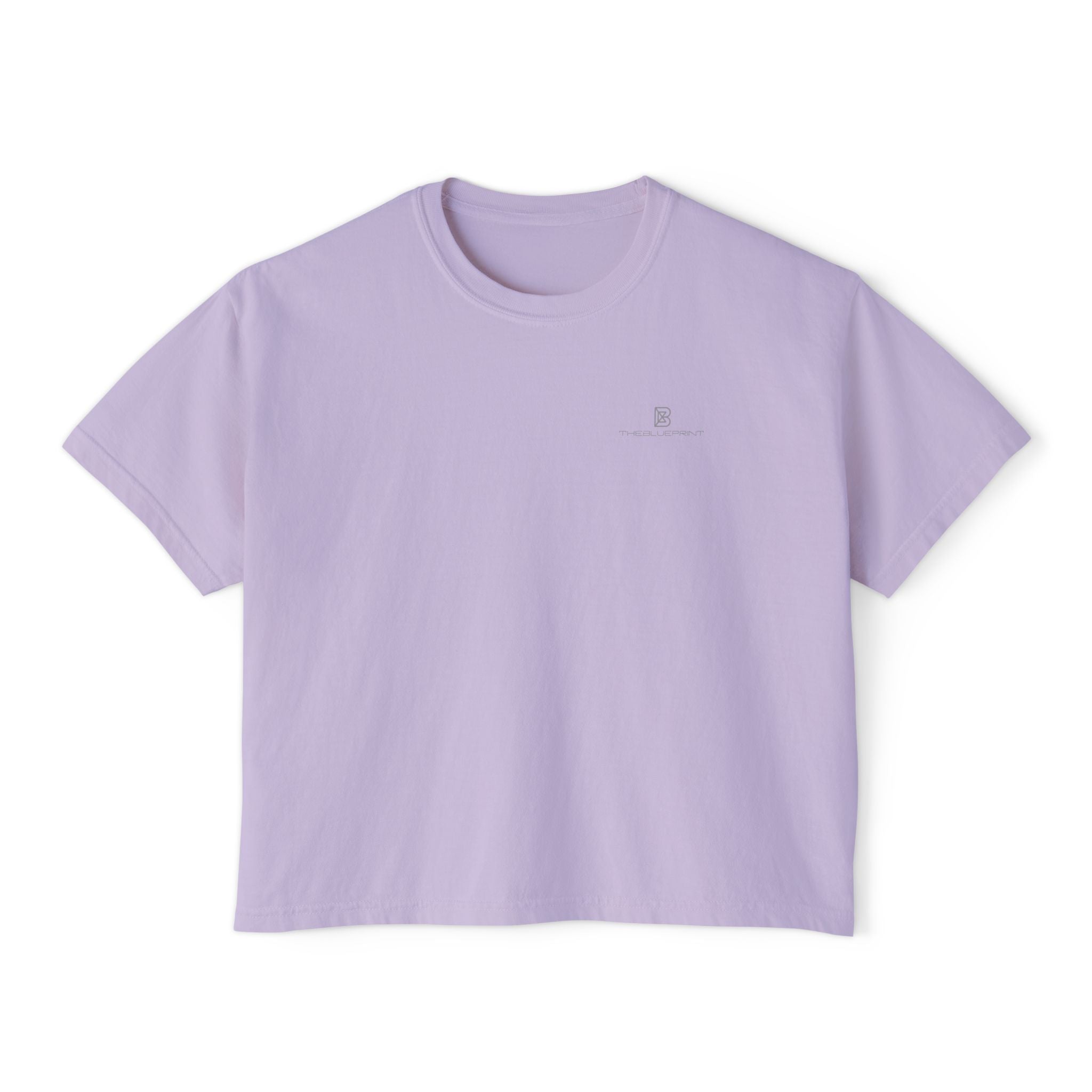 Boxy Tee — Minimal White Women's Cropped T-Shirt
