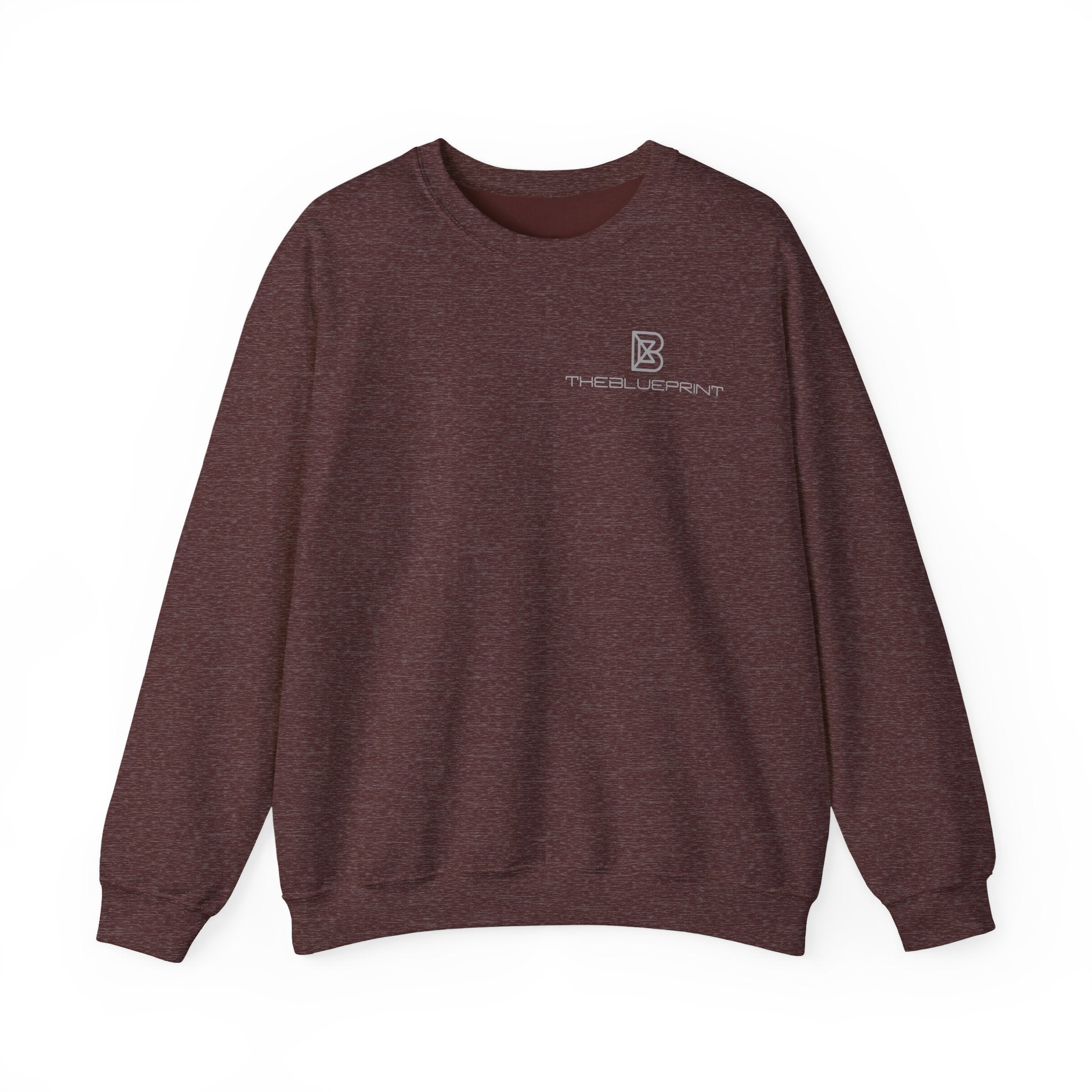 Copy of Minimal Logo Crewneck Sweatshirt | Small Chest Emblem, White