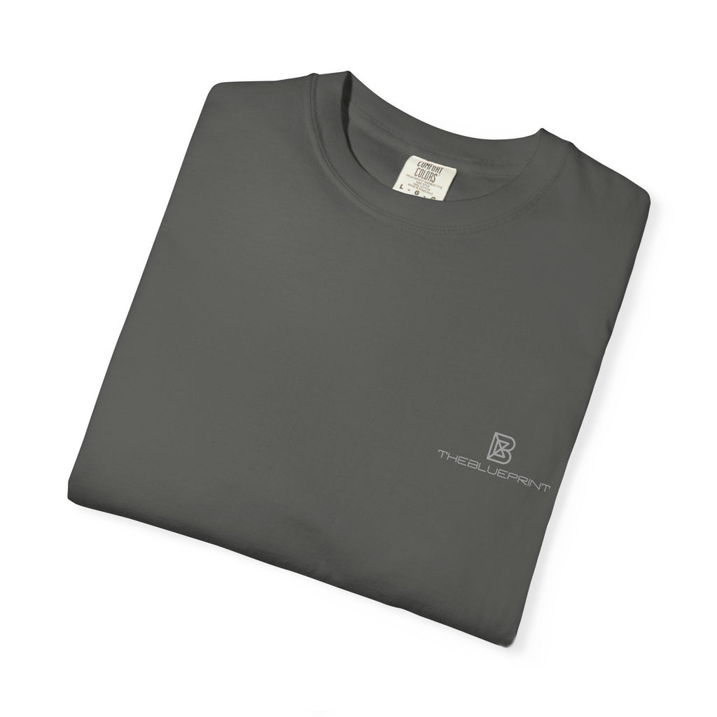 Minimal White T-Shirt with Small Chest Logo — 'B' Monogram Tee