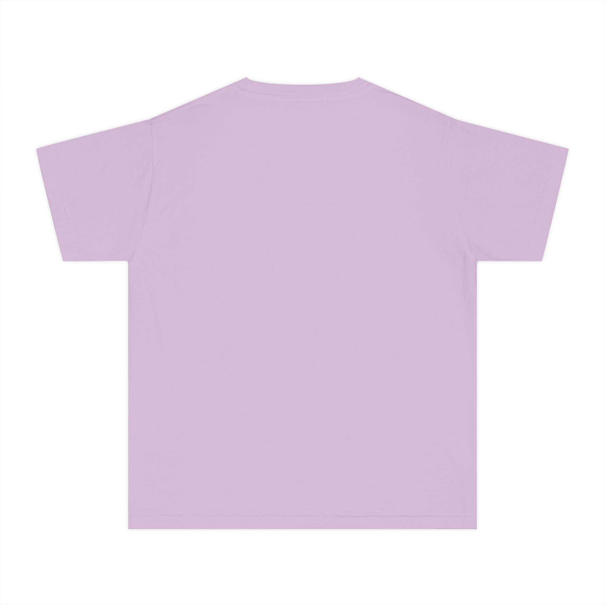Youth Tee — Minimal Pastel Yellow Chest Logo Kids T-Shirt