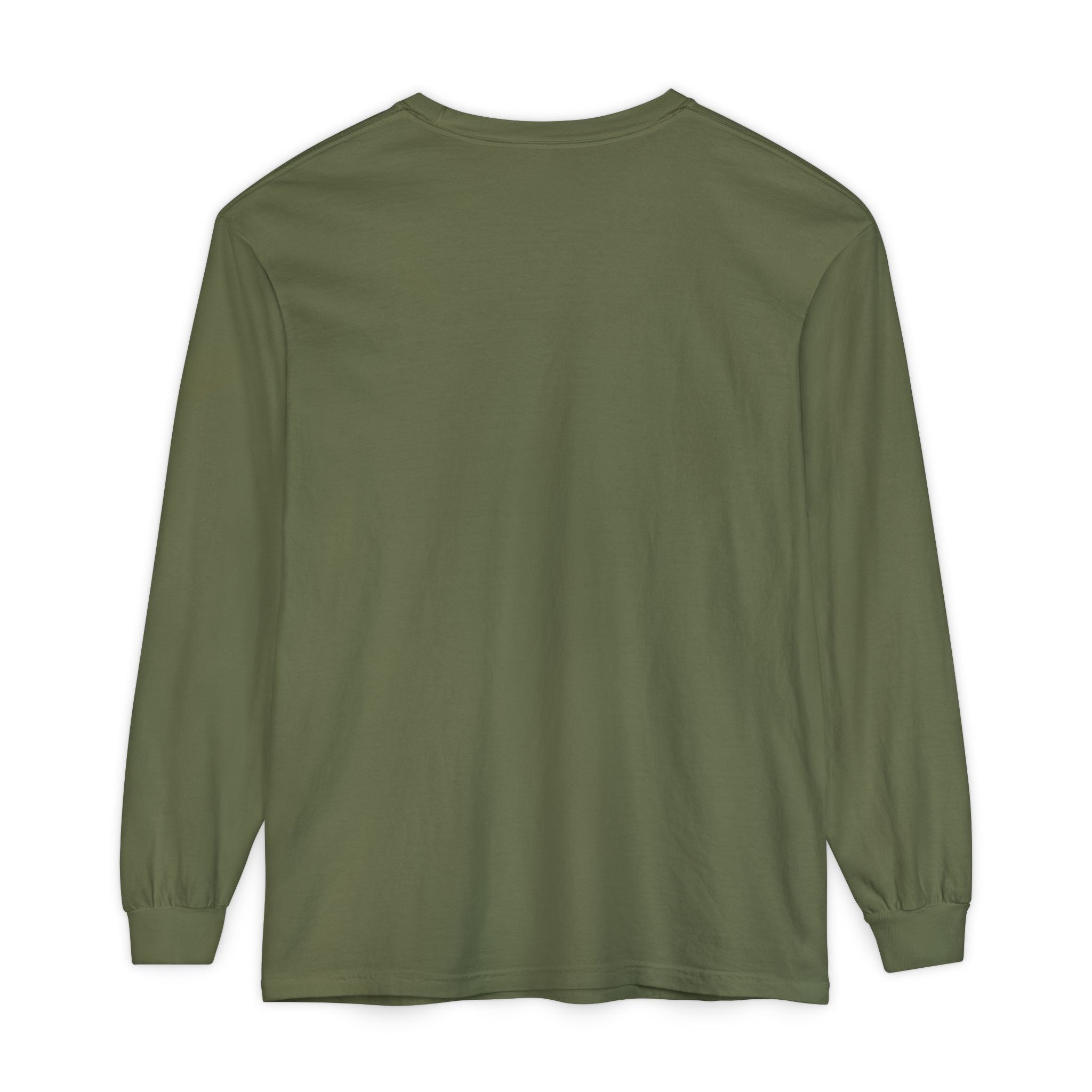 Minimalist White Long Sleeve Tee — Subtle Chest Logo