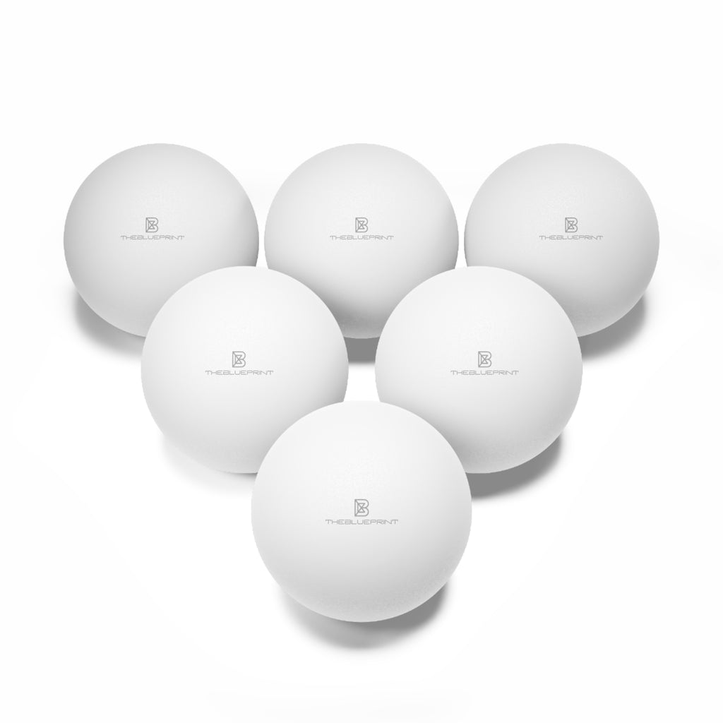 Ping Pong Balls (6-Pack) — Standard White Table Tennis Balls for Practice & Tournaments
