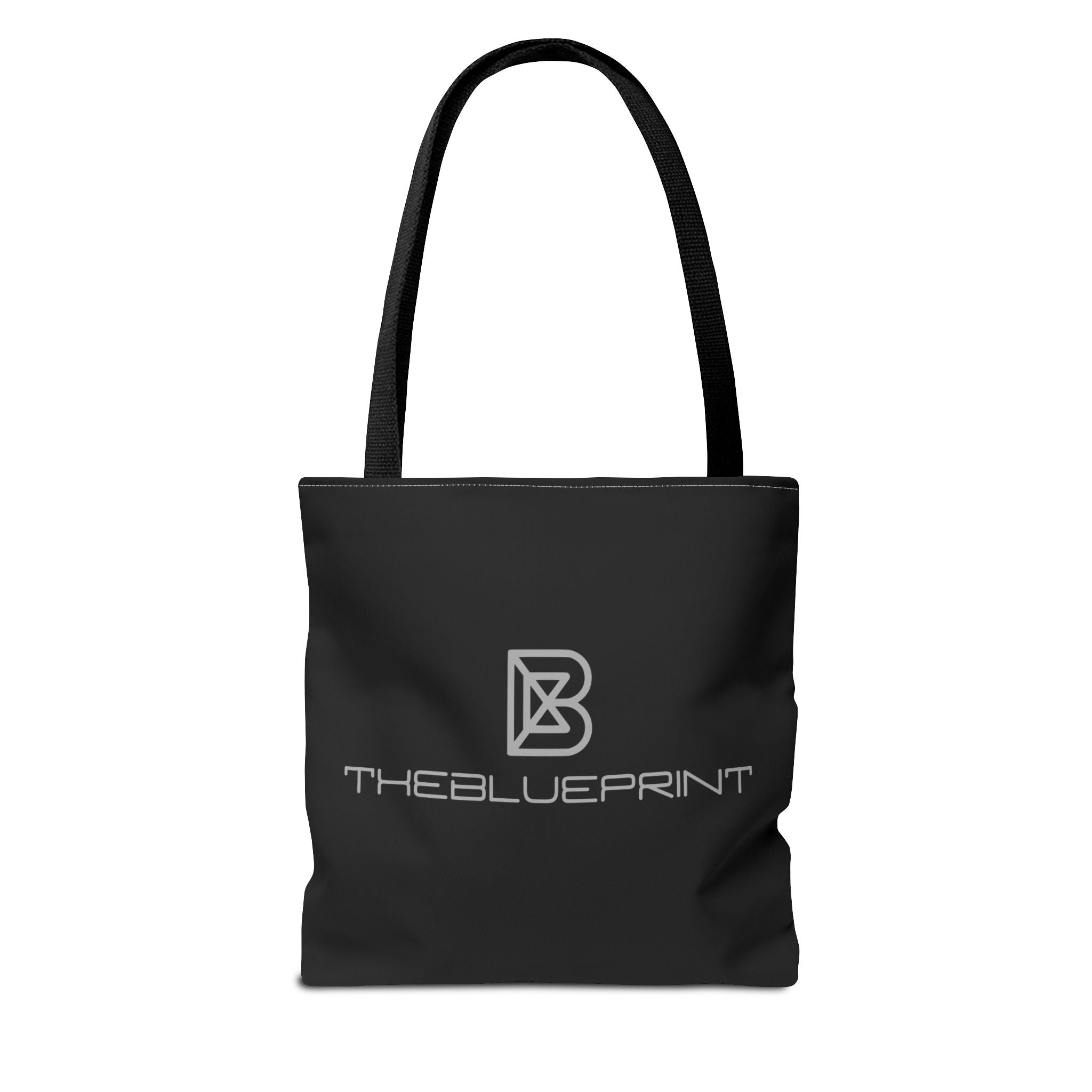 Logo Tote Bag — TheBlueprint Branded Black Carry-All