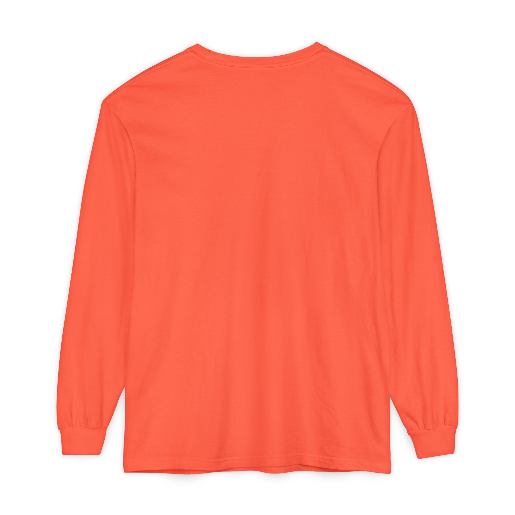 Minimalist White Long Sleeve Tee — Subtle Chest Logo