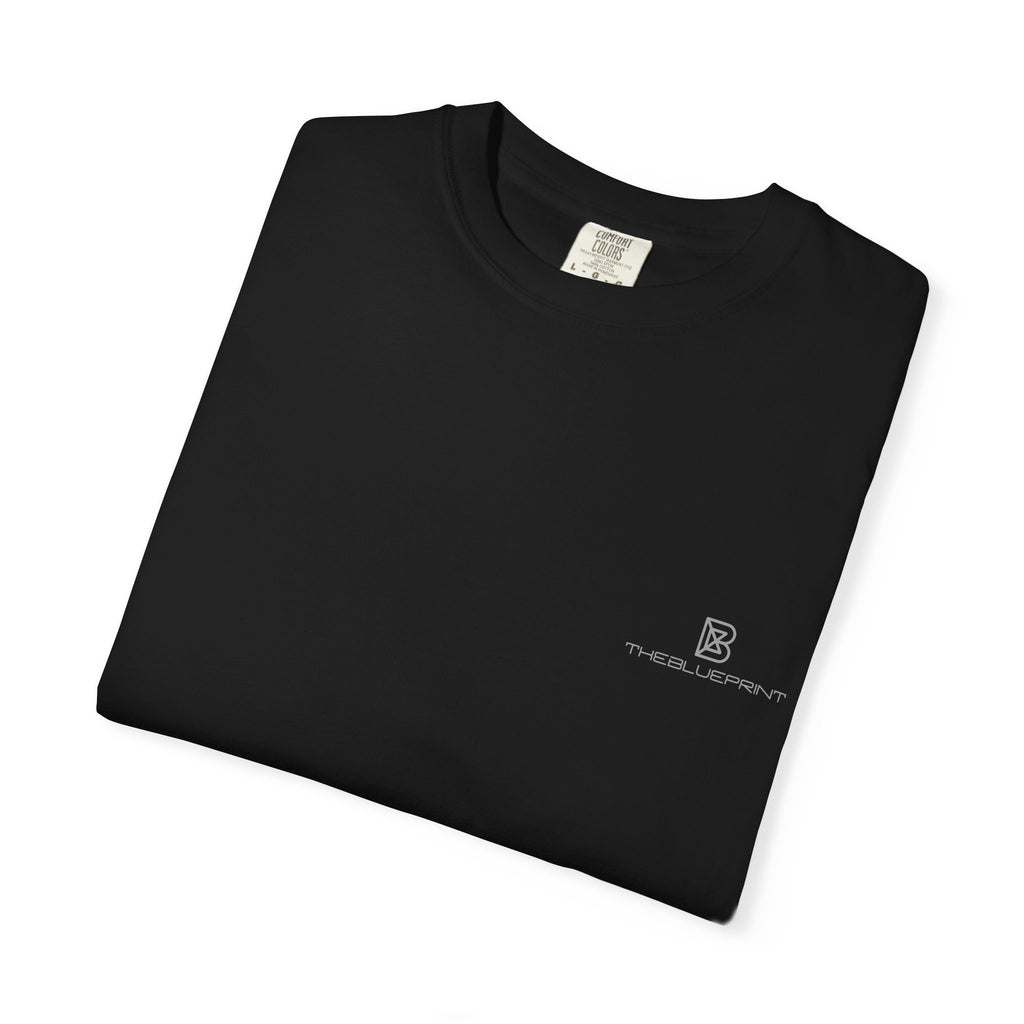Minimal White T-Shirt with Small Chest Logo — 'B' Monogram Tee