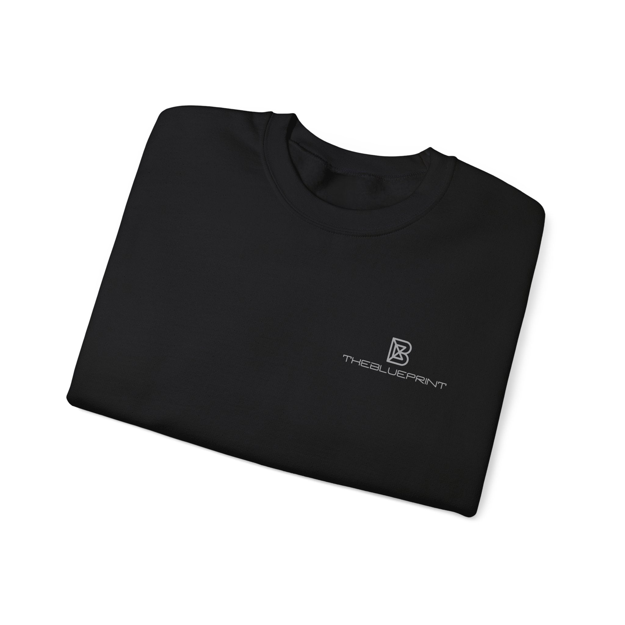 Copy of Minimal Logo Crewneck Sweatshirt | Small Chest Emblem, White