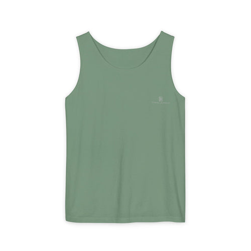 Classic White Tank Top — Garment-Dyed Casual Tank