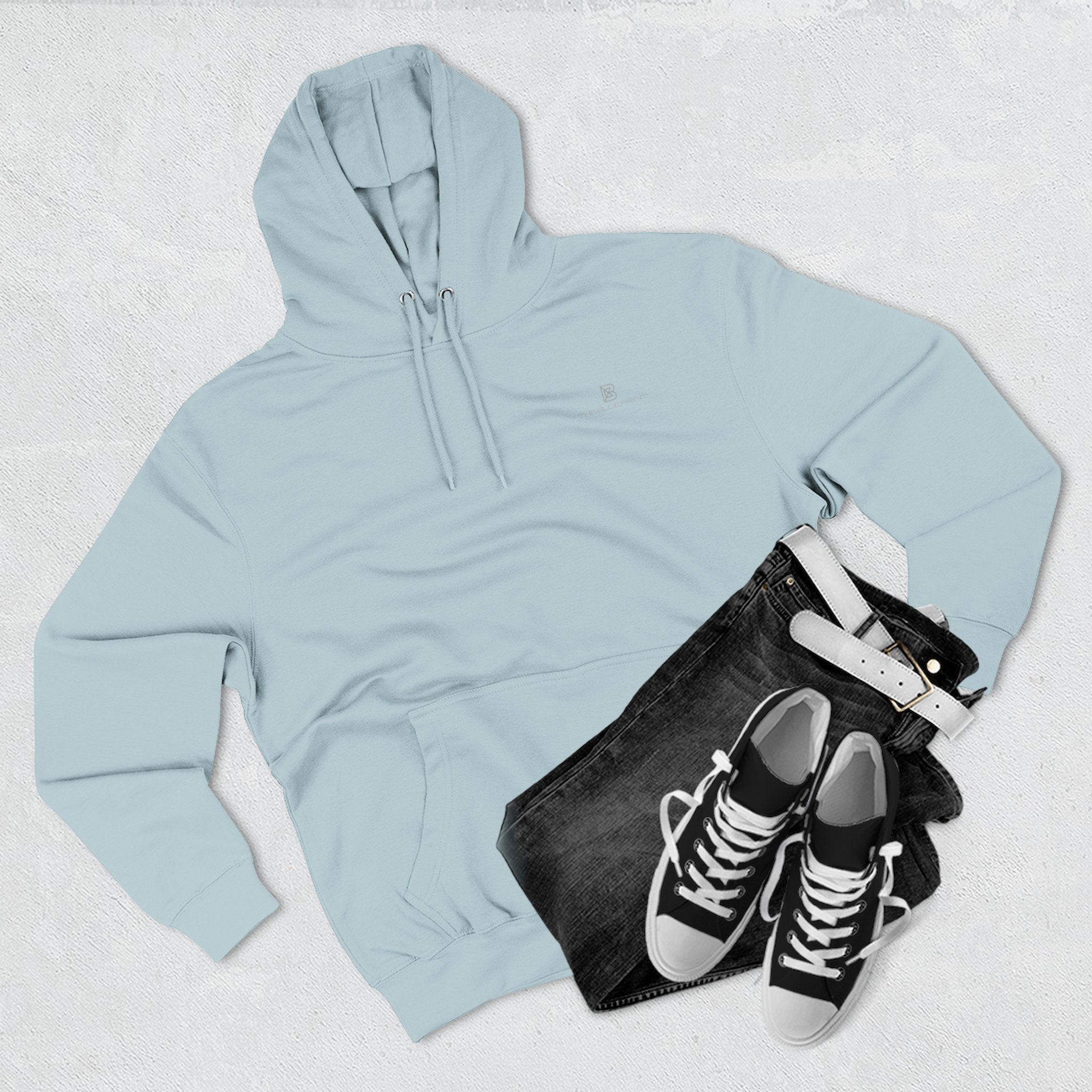 Classic White Fleece Hoodie — Cozy Everyday Pullover