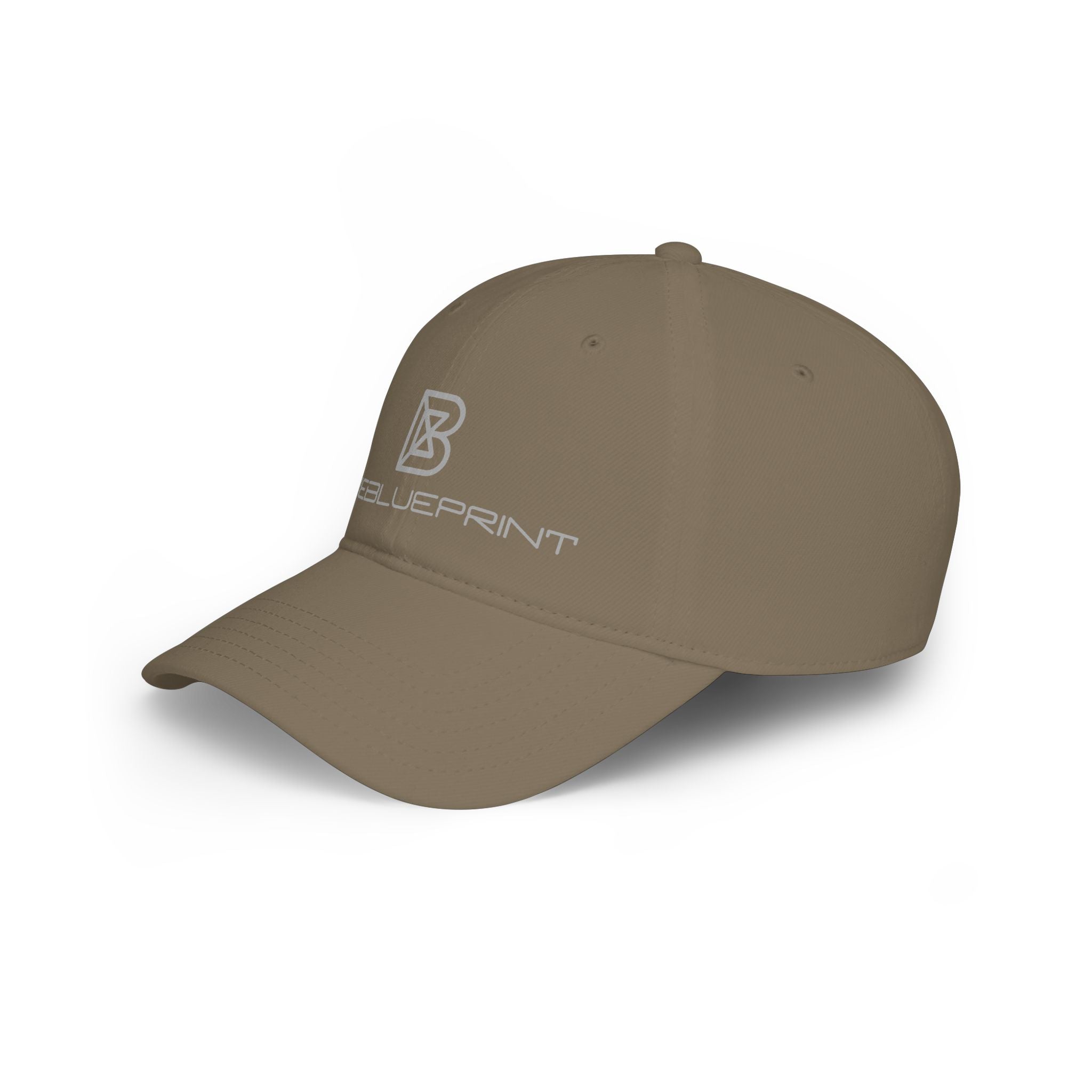 Low Profile Baseball Cap — TheBlueprint Logo Embroidered Black Hat