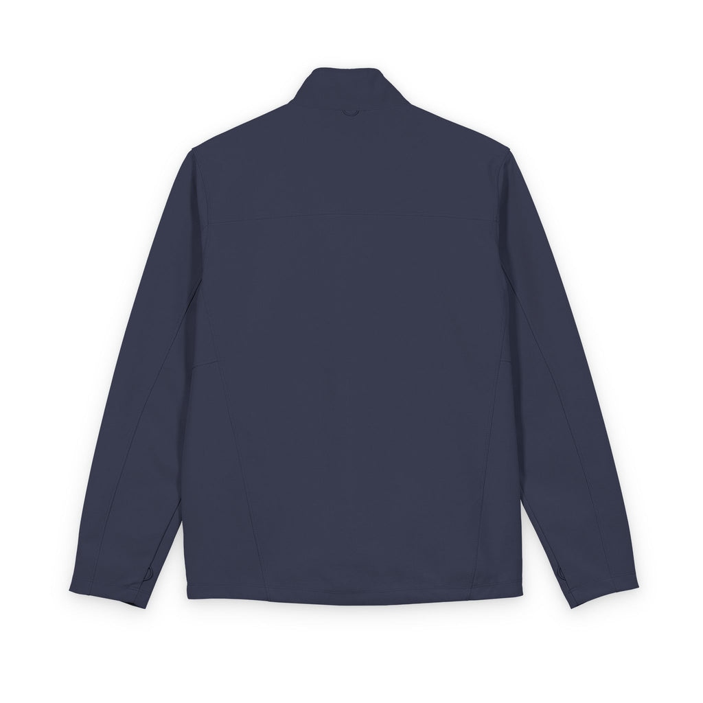 Men's Soft Shell Jacket — Minimal Reflective Logo Windbreaker