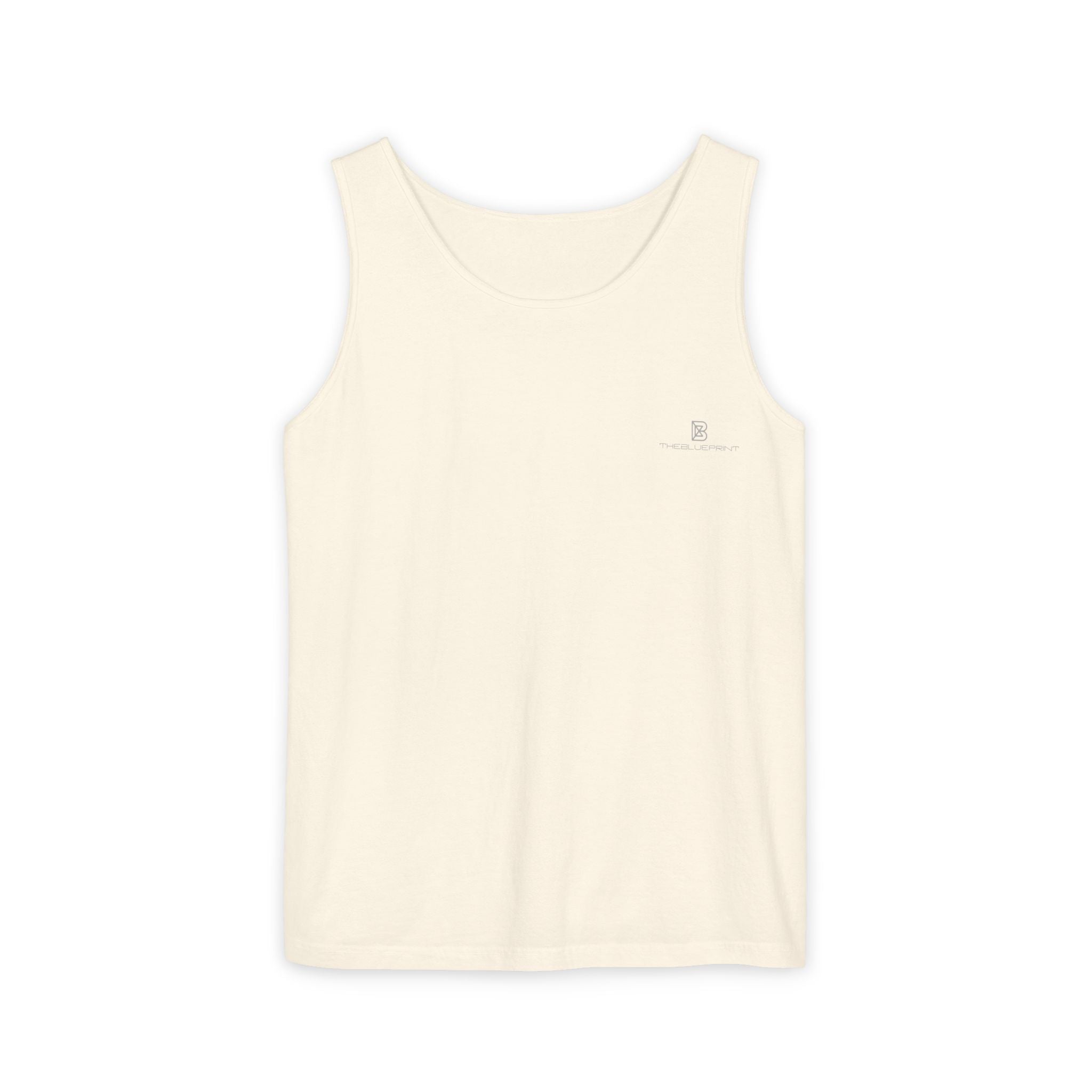Classic White Tank Top — Garment-Dyed Casual Tank