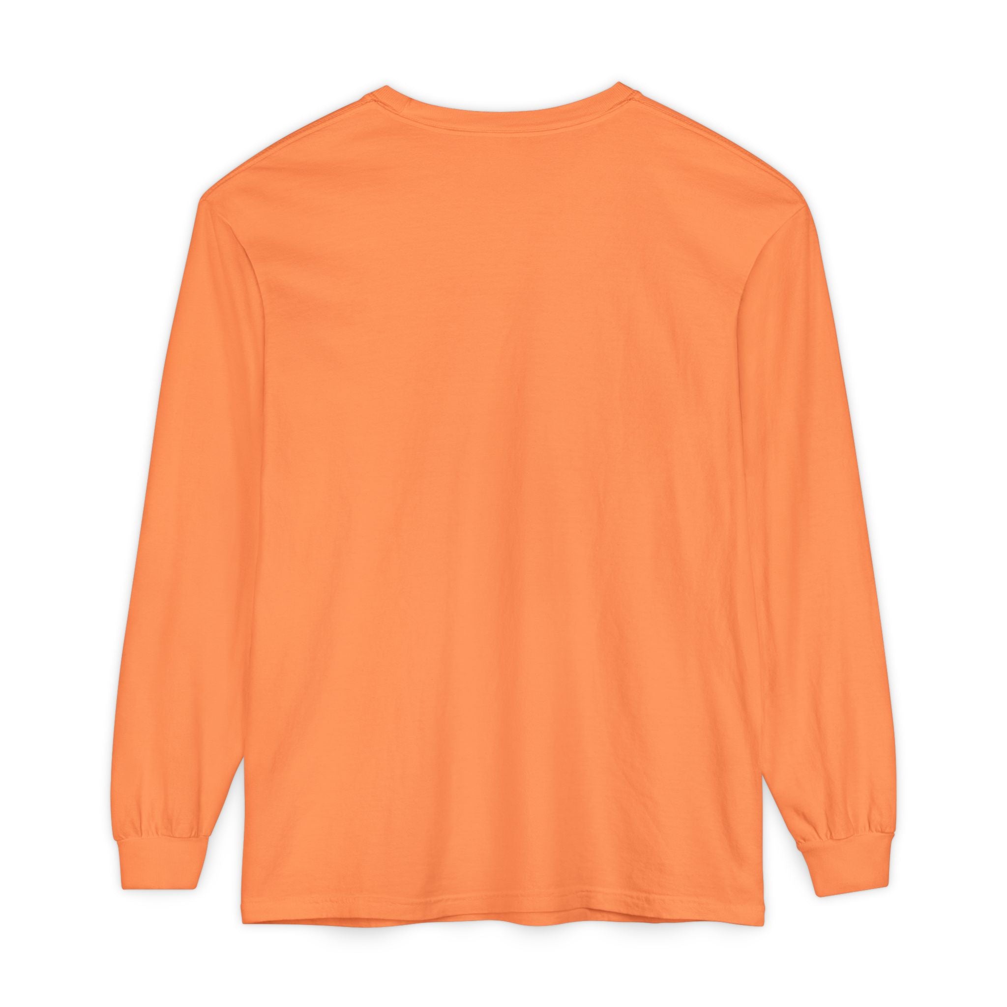 Minimalist White Long Sleeve Tee — Subtle Chest Logo