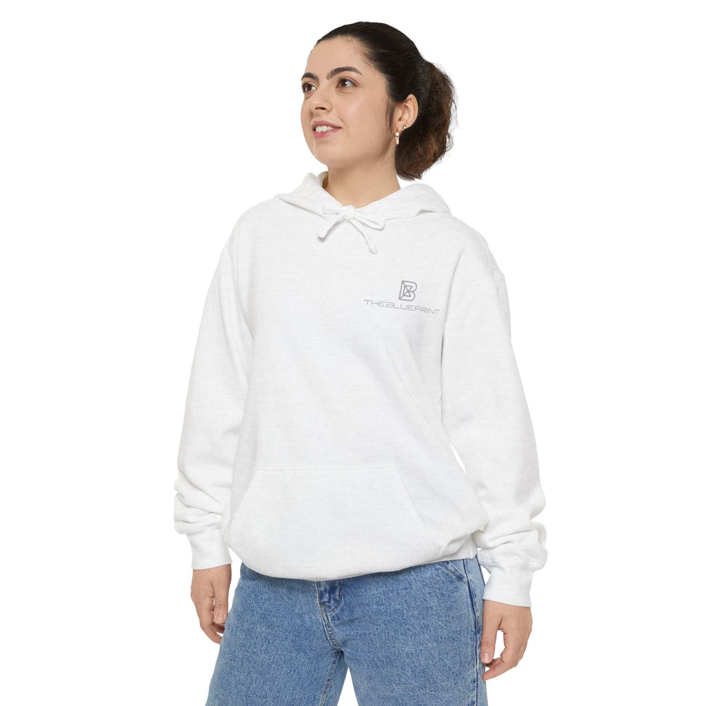 Minimal White Hoodie with Small Chest Logo — Clean Casual Streetwear